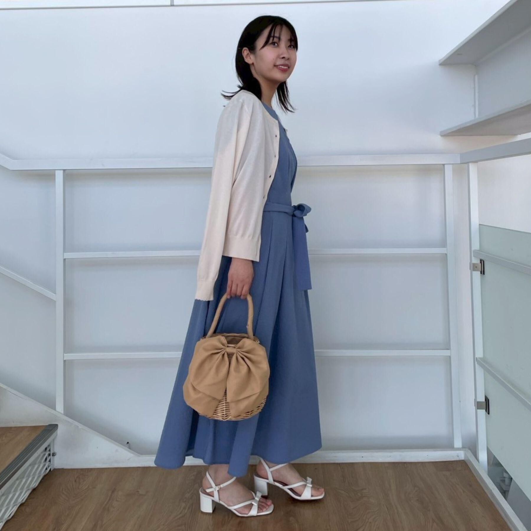 Couture broach「【細見え・キレイめ】サッカータックワンピース」|ワンピース|