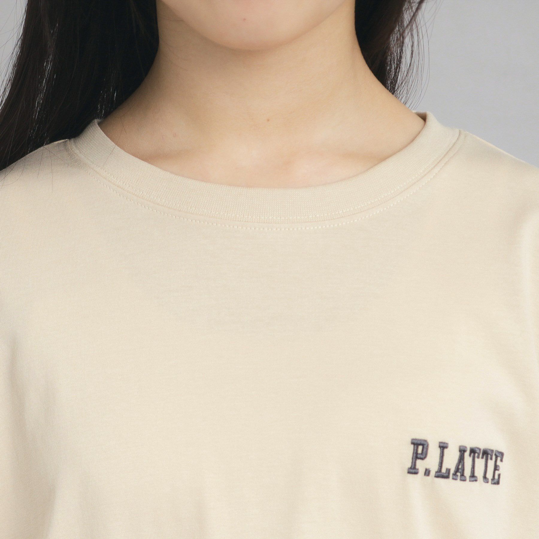 PINK-latte「【接触冷感/130cmあり】ピンクマテTシャツ」|Tシャツ・カットソー|