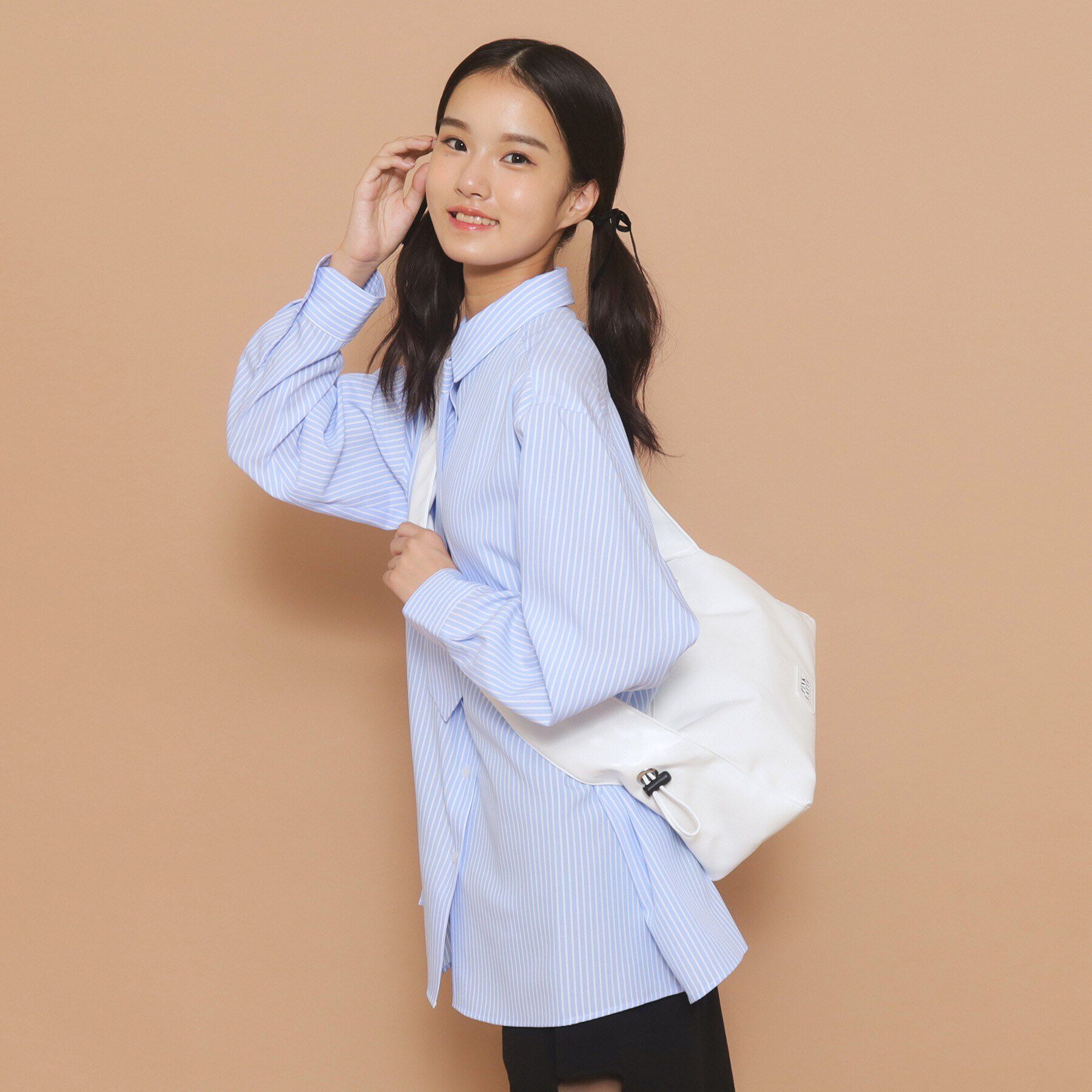 PINK-latte「【2WAY】ギャザートート＆ショルダーバッグ」|ショルダー・メッセンジャー|