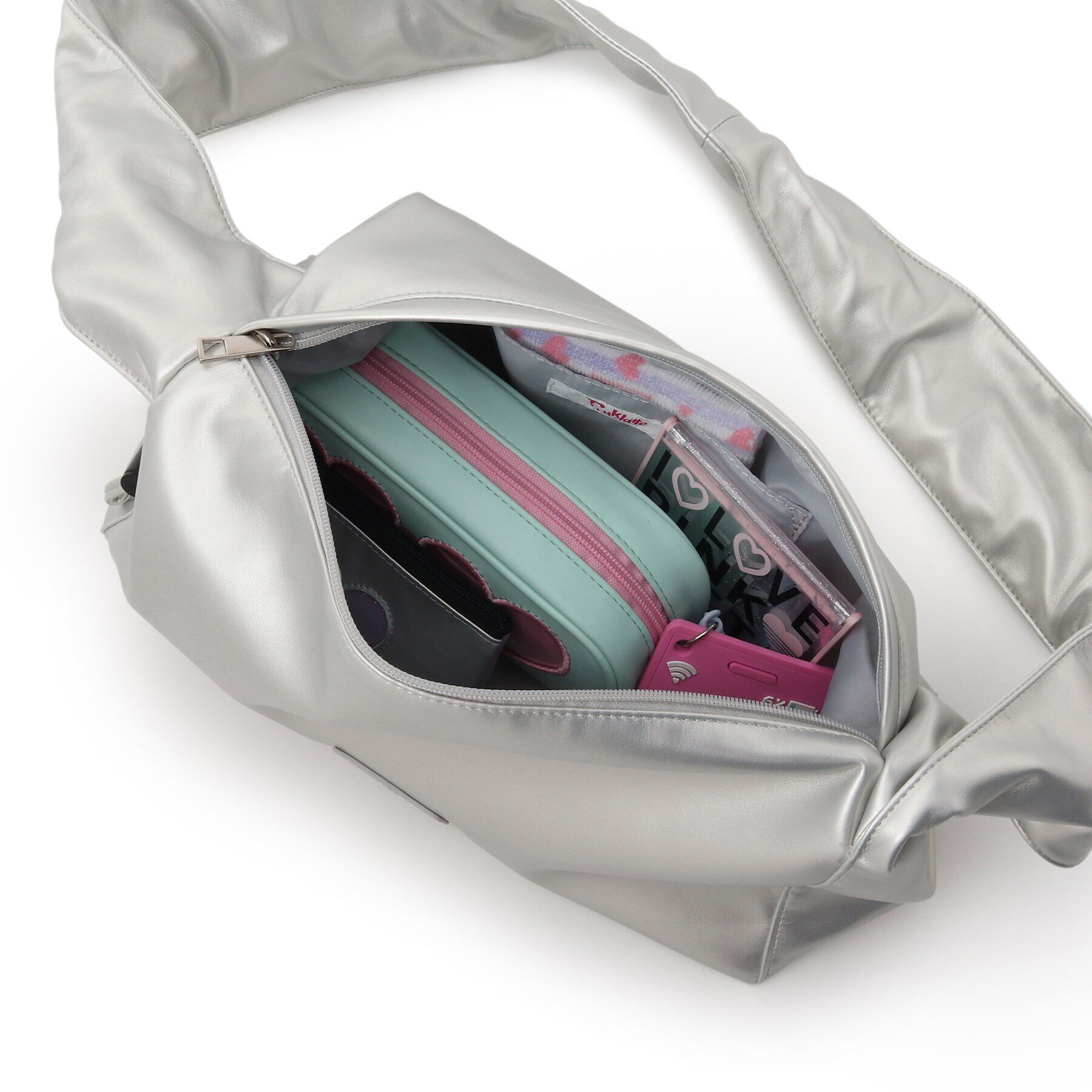 PINK-latte「【2WAY】ギャザートート＆ショルダーバッグ」|ショルダー・メッセンジャー|