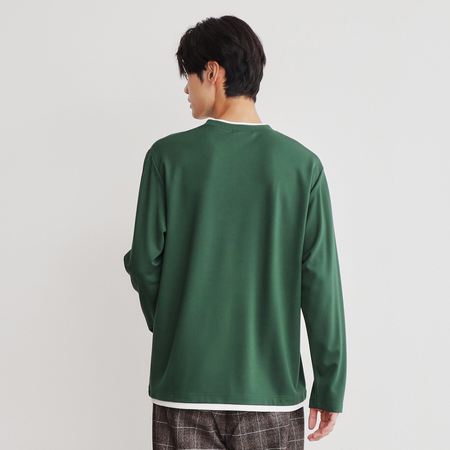 THE SHOP TK「ポンチフェイクレイヤード長袖Tシャツ」|Tシャツ・カットソー|