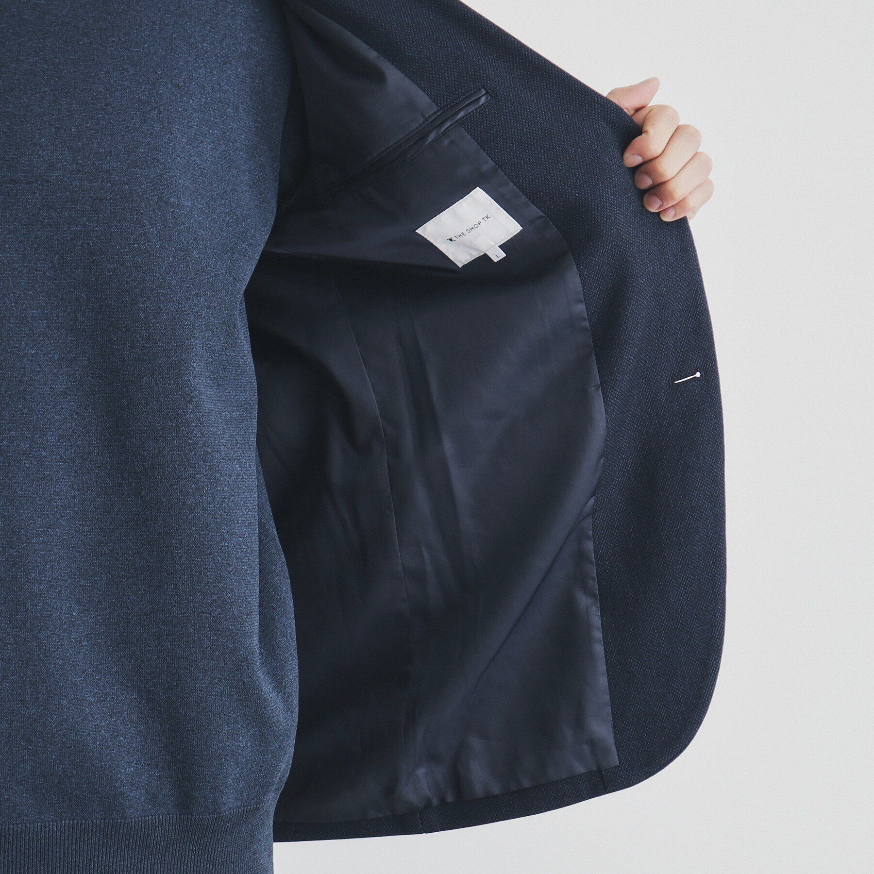 THE SHOP TK「バーズアイジャケット【セットアップ可/ビジネス対応】」|テーラードジャケット|