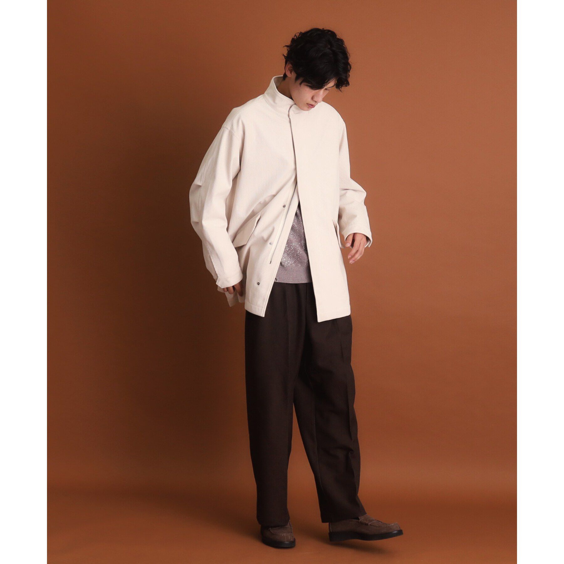 THE SHOP TK「TECUNE／テクウネ コーデュロイスタンドモッズコート【セットアップ可】」|ミリタリー・モッズコート|