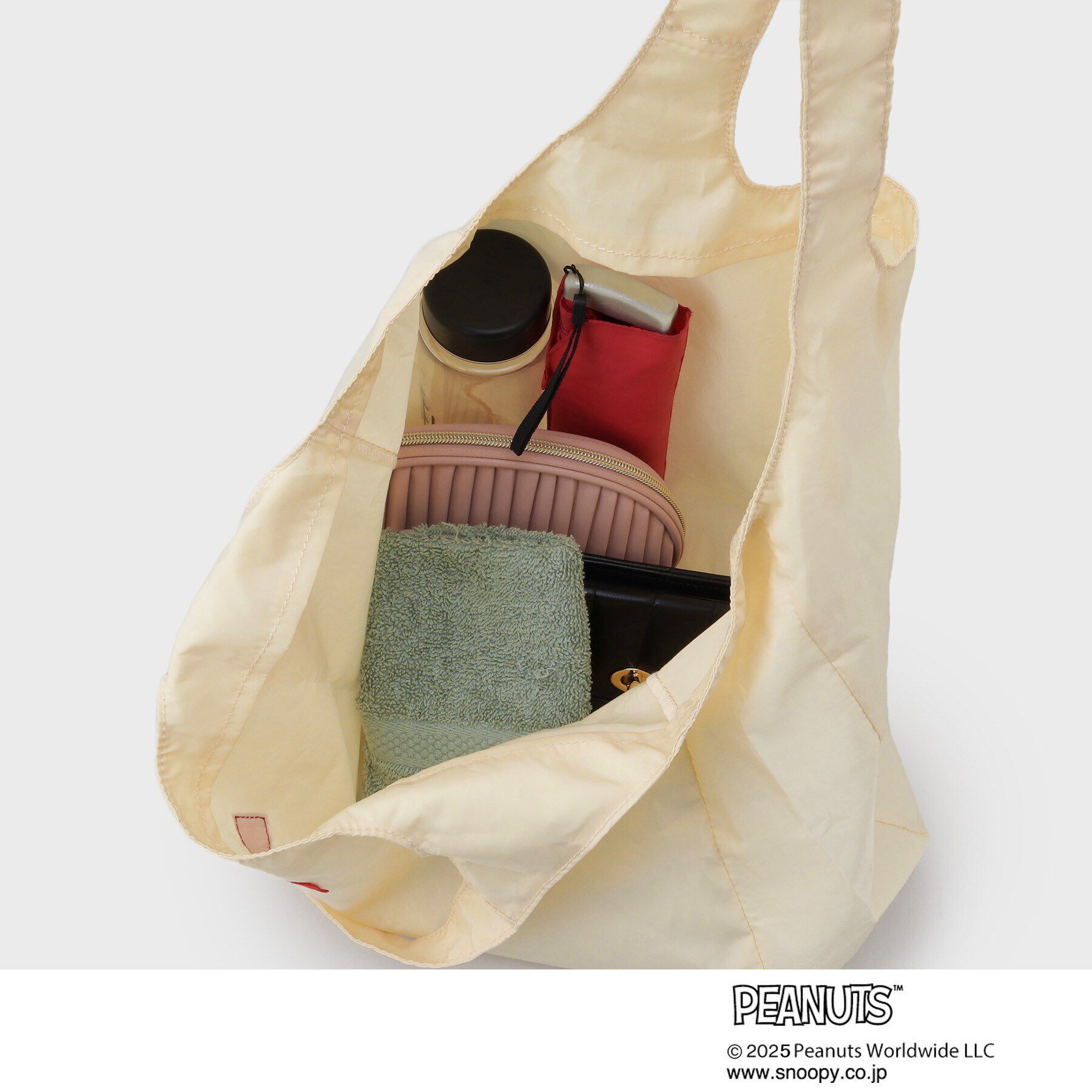 THE SHOP TK「PEANUTSエコバッグ付きチャーム」|ポーチ|