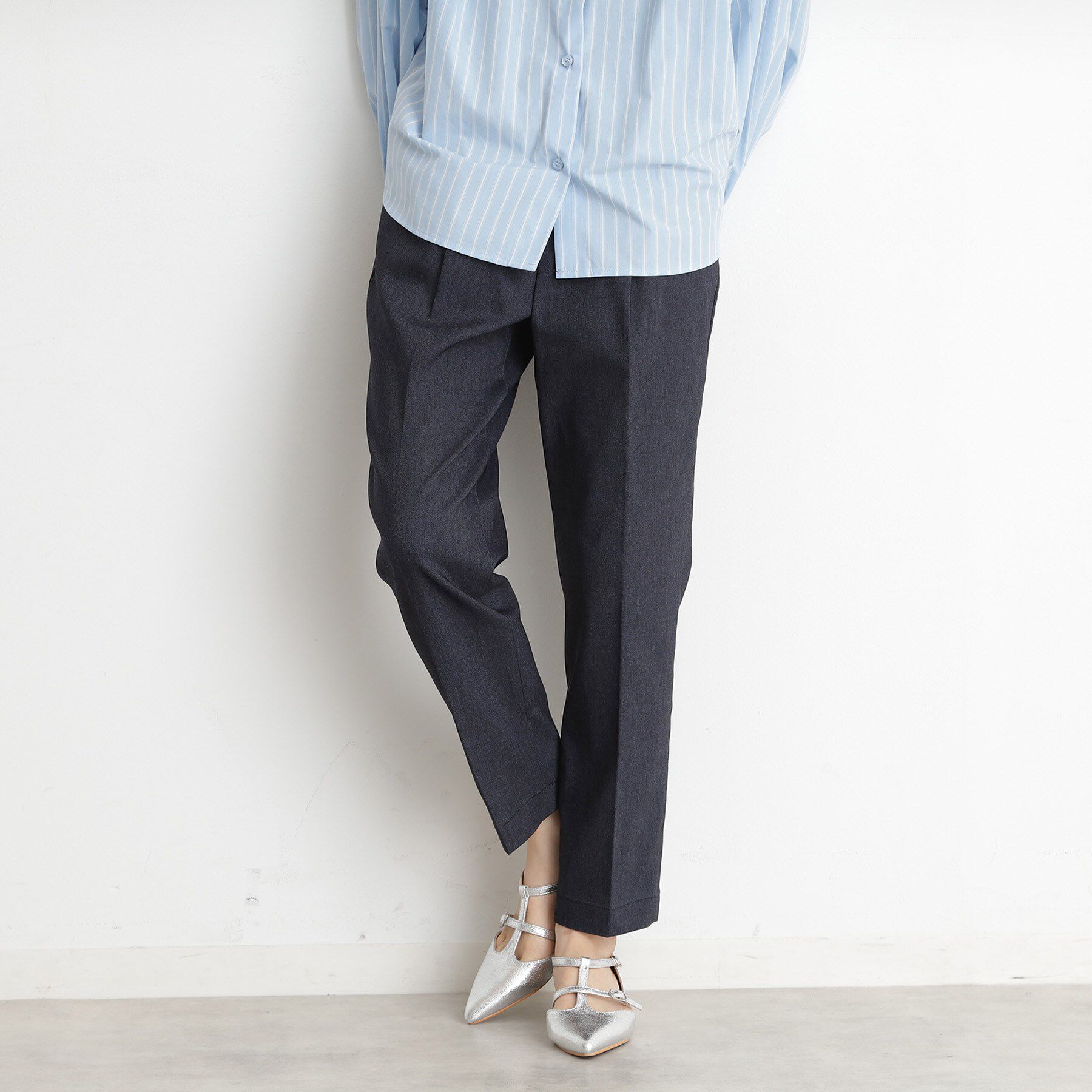 THE SHOP TK「ハイパーストレッチテーパードパンツ【洗える】」|その他|