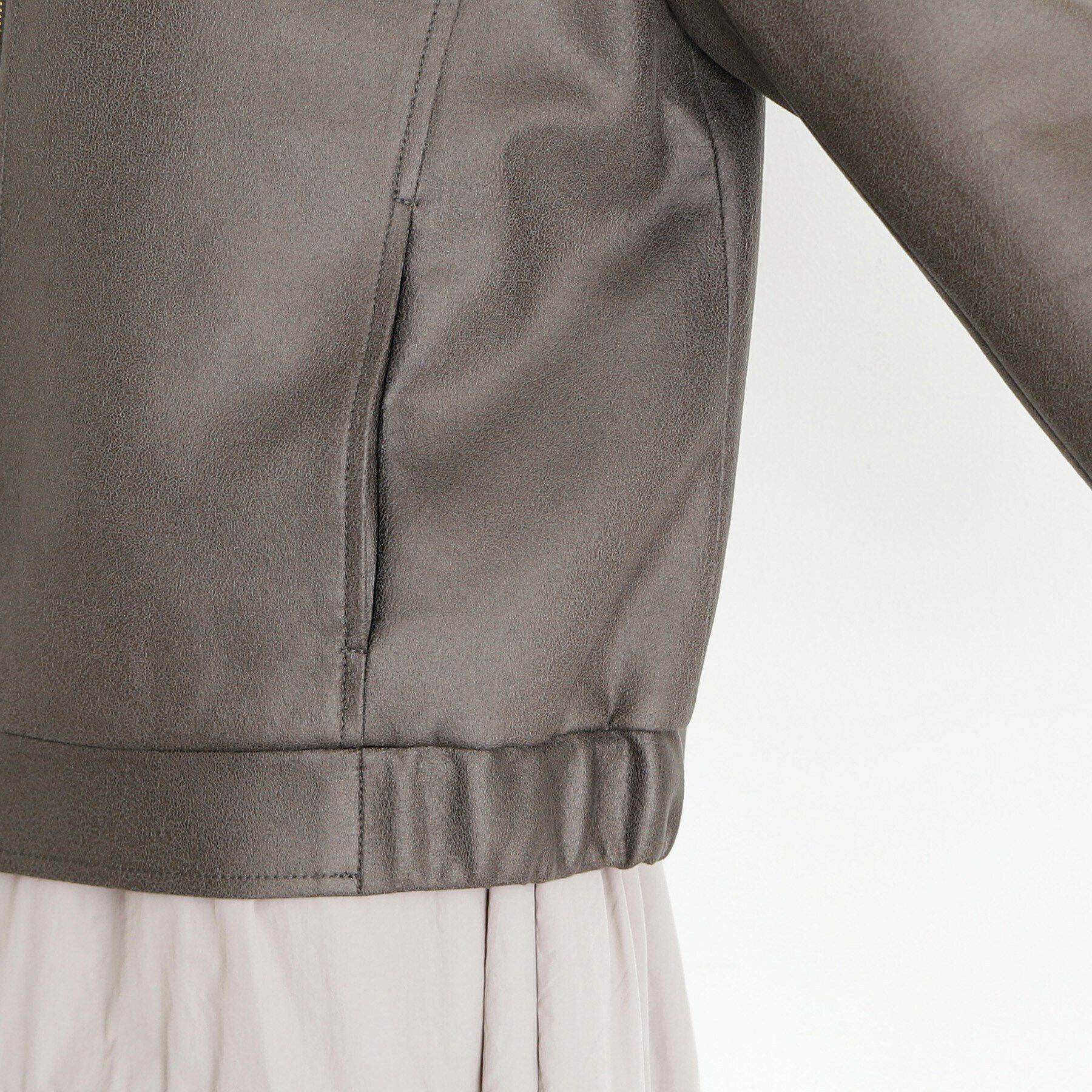 THE SHOP TK「ノーカラーブルゾン」|ブルゾン・スタジャン|