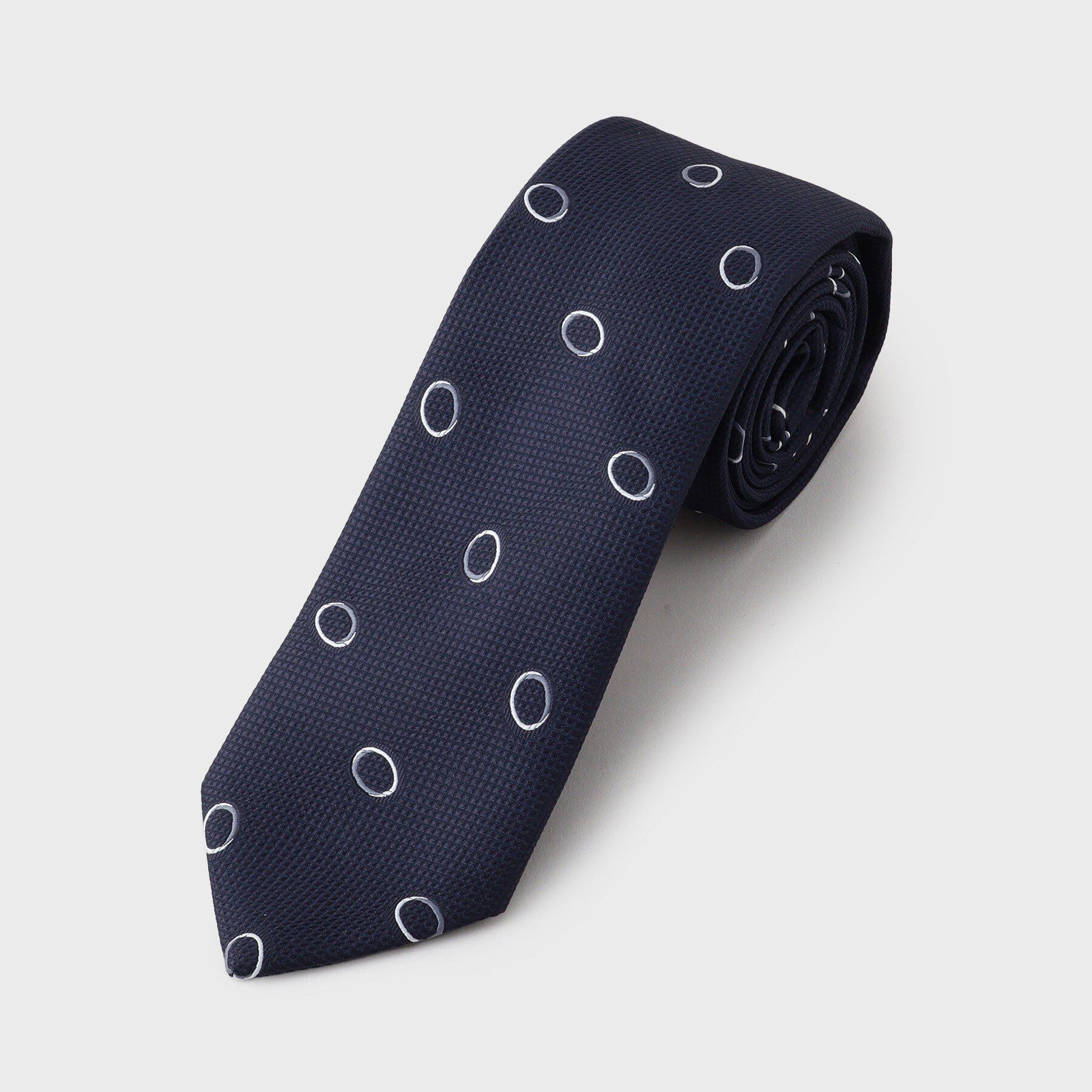 THE SHOP TK「ドット柄 アソート ネクタイ 【洗濯機OK】」|ネクタイ・蝶ネクタイ|ネイビー(194)