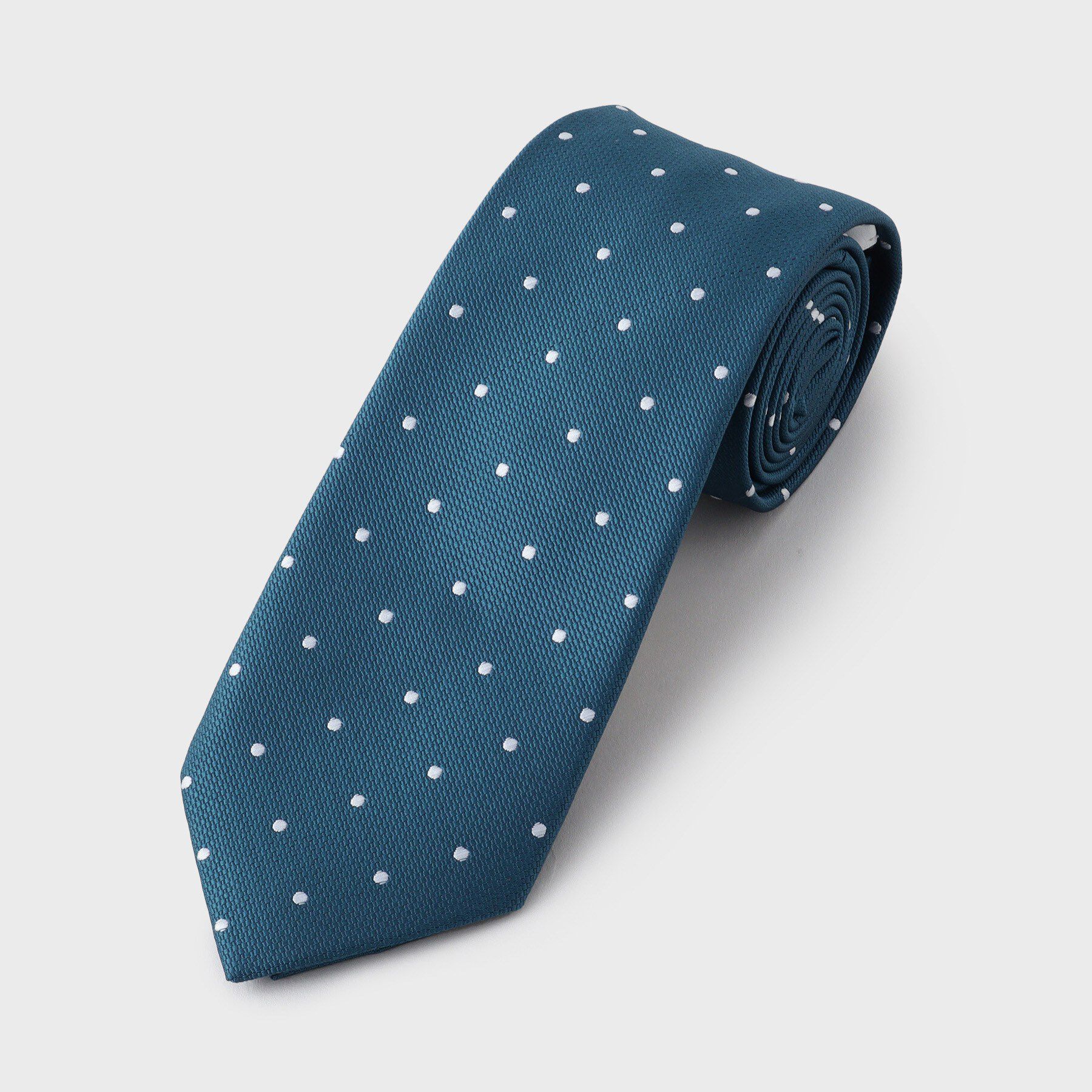 THE SHOP TK「ドット柄 アソート ネクタイ 【洗濯機OK】」|ネクタイ・蝶ネクタイ|グリーン(822)