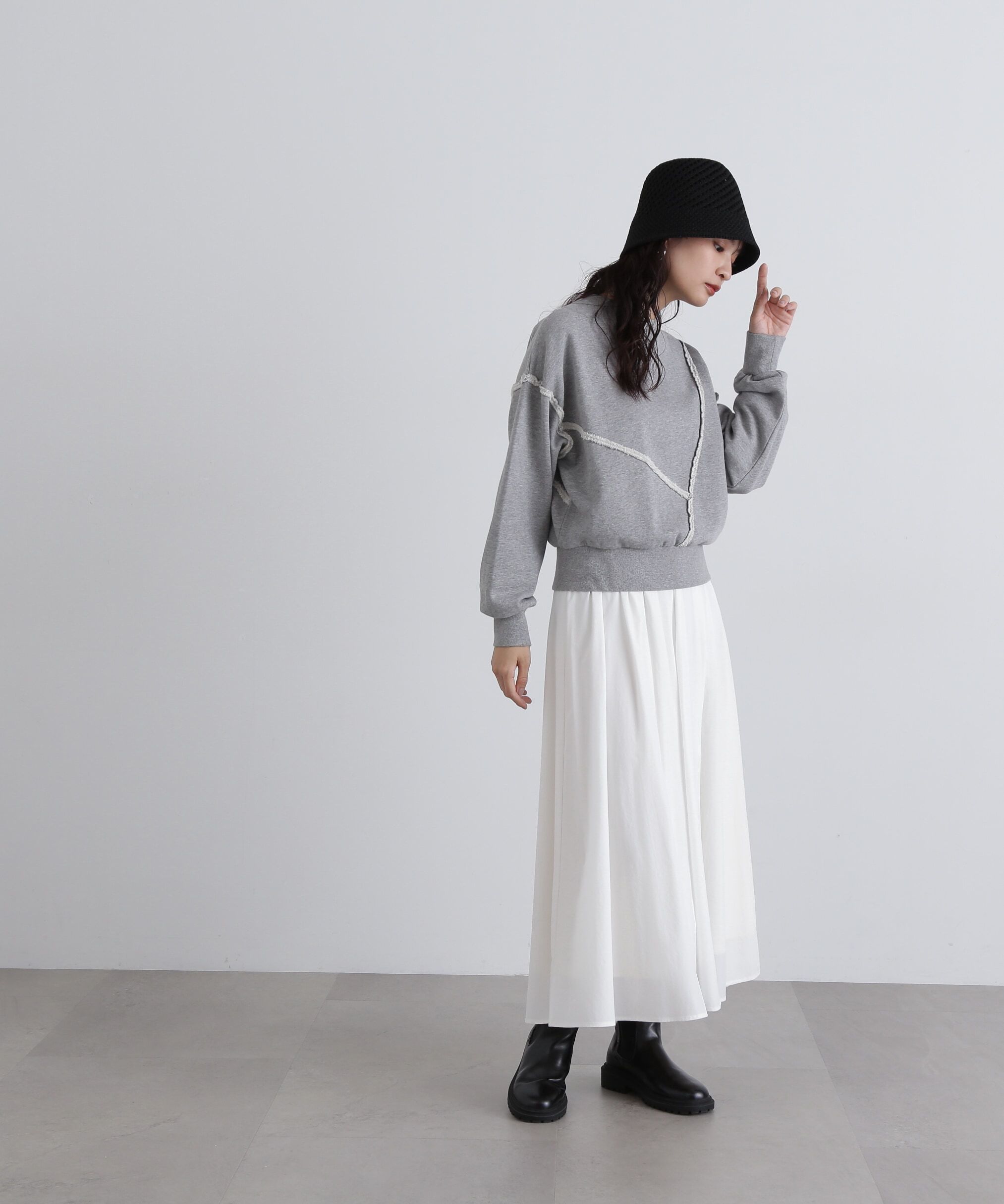  「パネルデザインスウェット」|Tシャツ・カットソー|