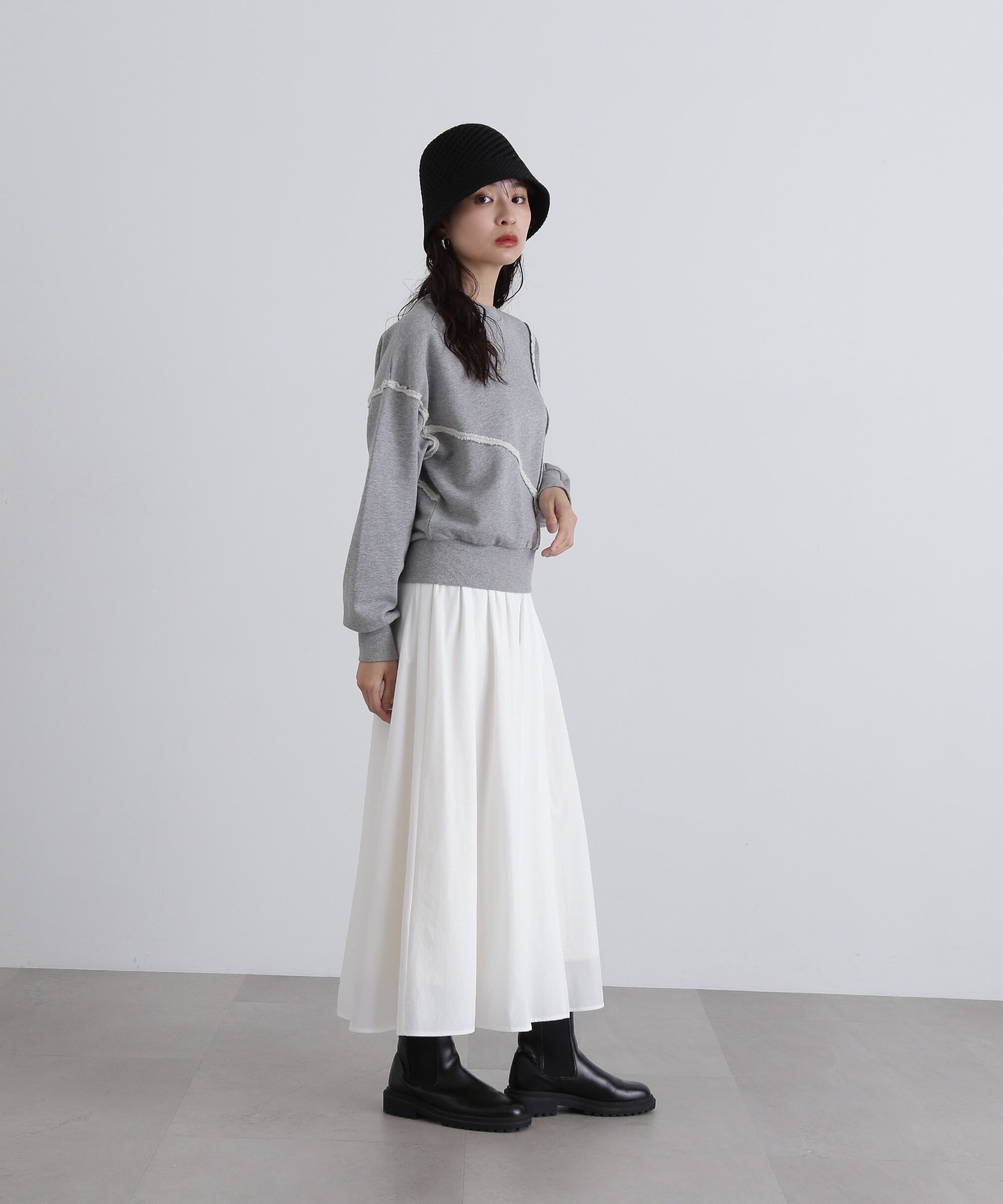  「パネルデザインスウェット」|Tシャツ・カットソー|