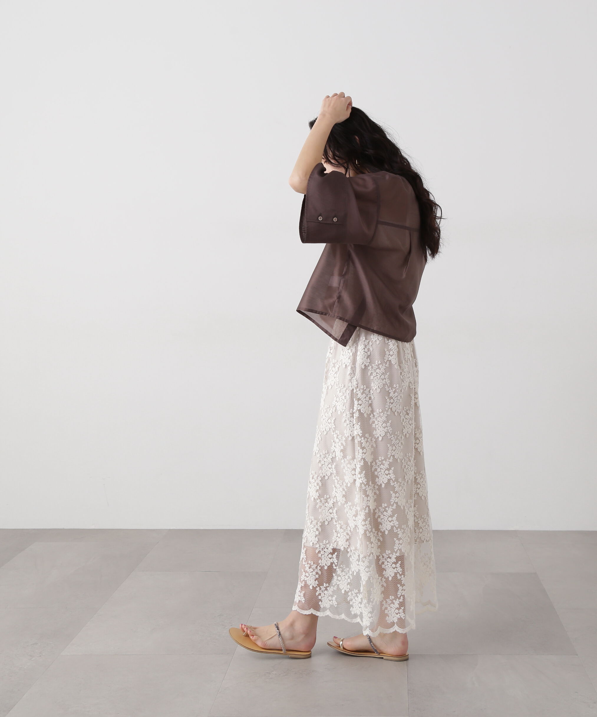  「シアークロップドシャツ」|シャツ・ブラウス|