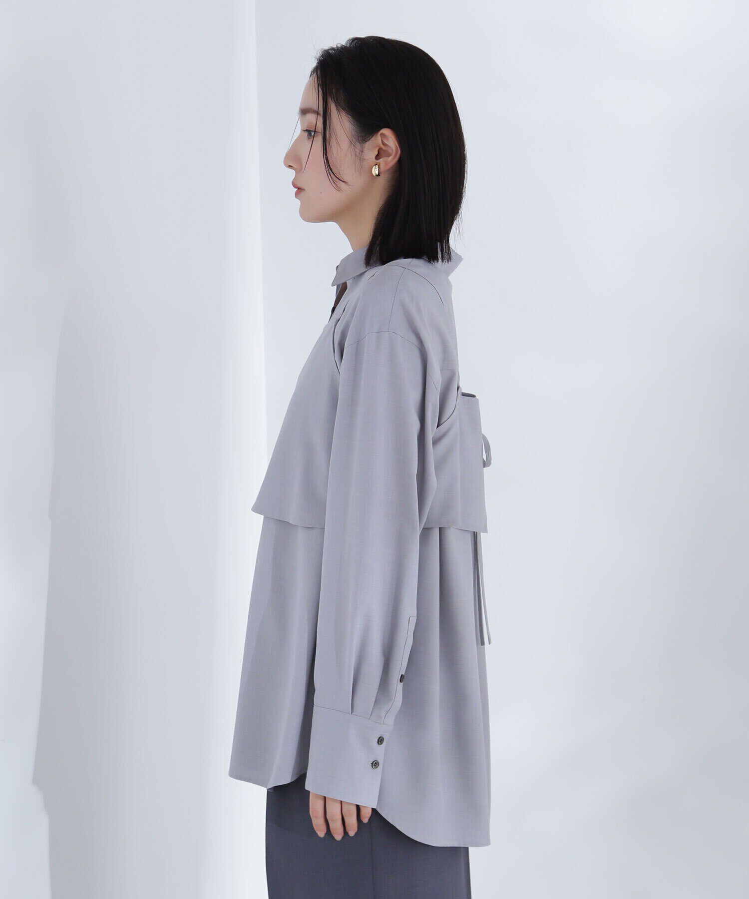  「ビスチェレイヤードシャツ」|シャツ・ブラウス|