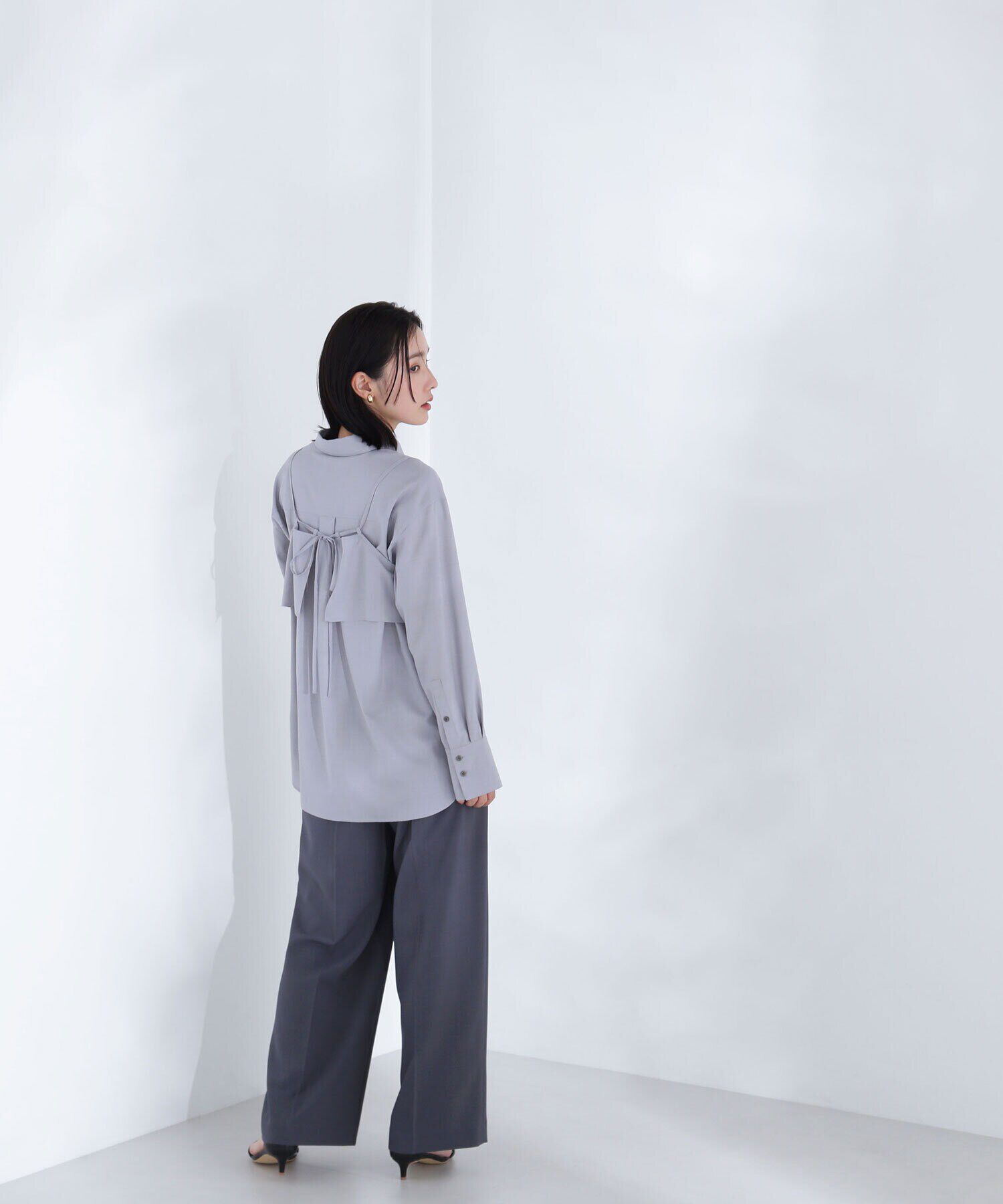  「ビスチェレイヤードシャツ」|シャツ・ブラウス|