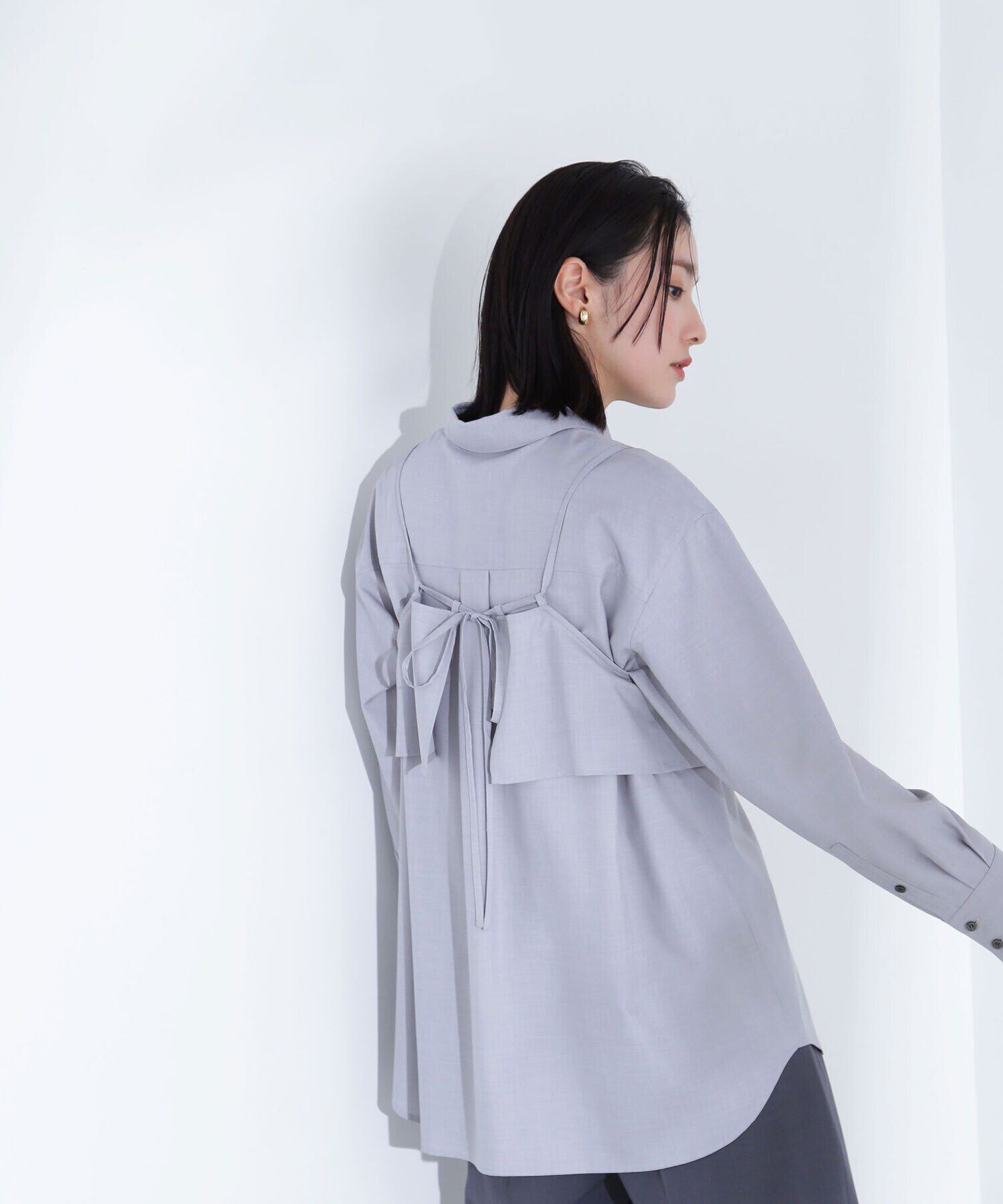  「ビスチェレイヤードシャツ」|シャツ・ブラウス|