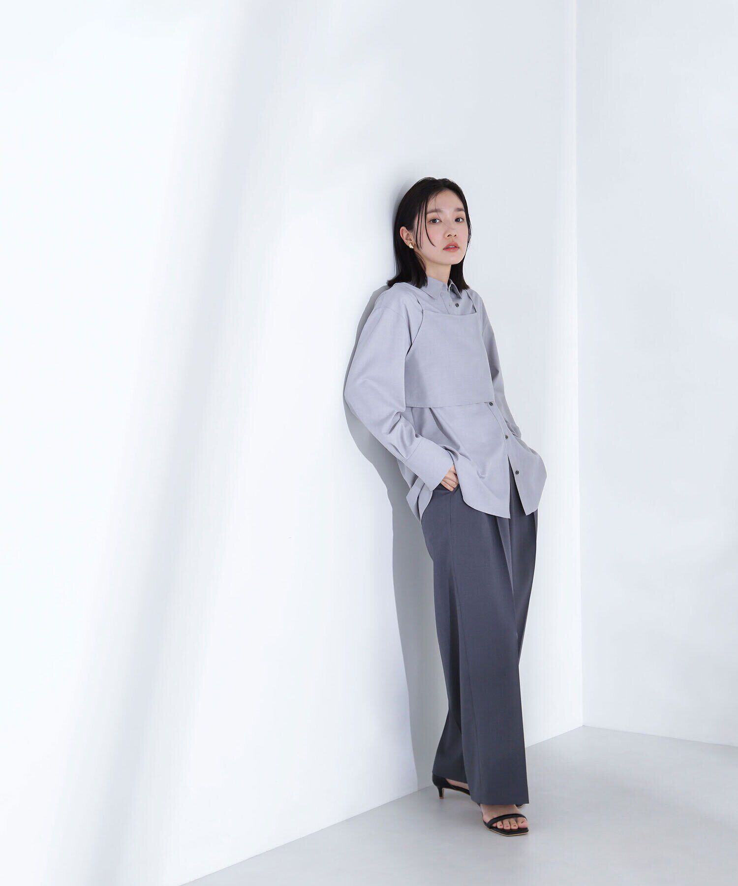  「ビスチェレイヤードシャツ」|シャツ・ブラウス|