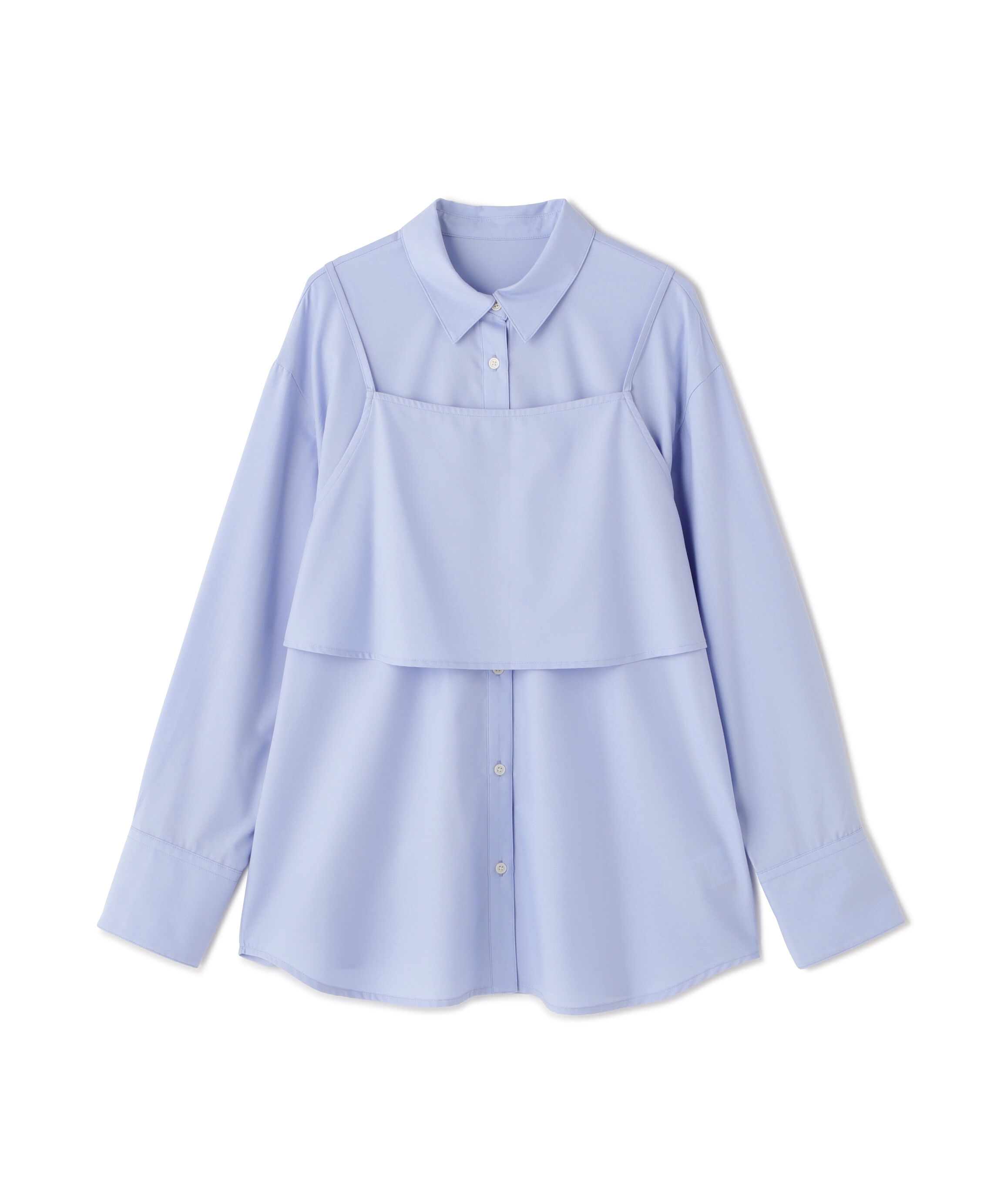  「ビスチェレイヤードシャツ」|シャツ・ブラウス|