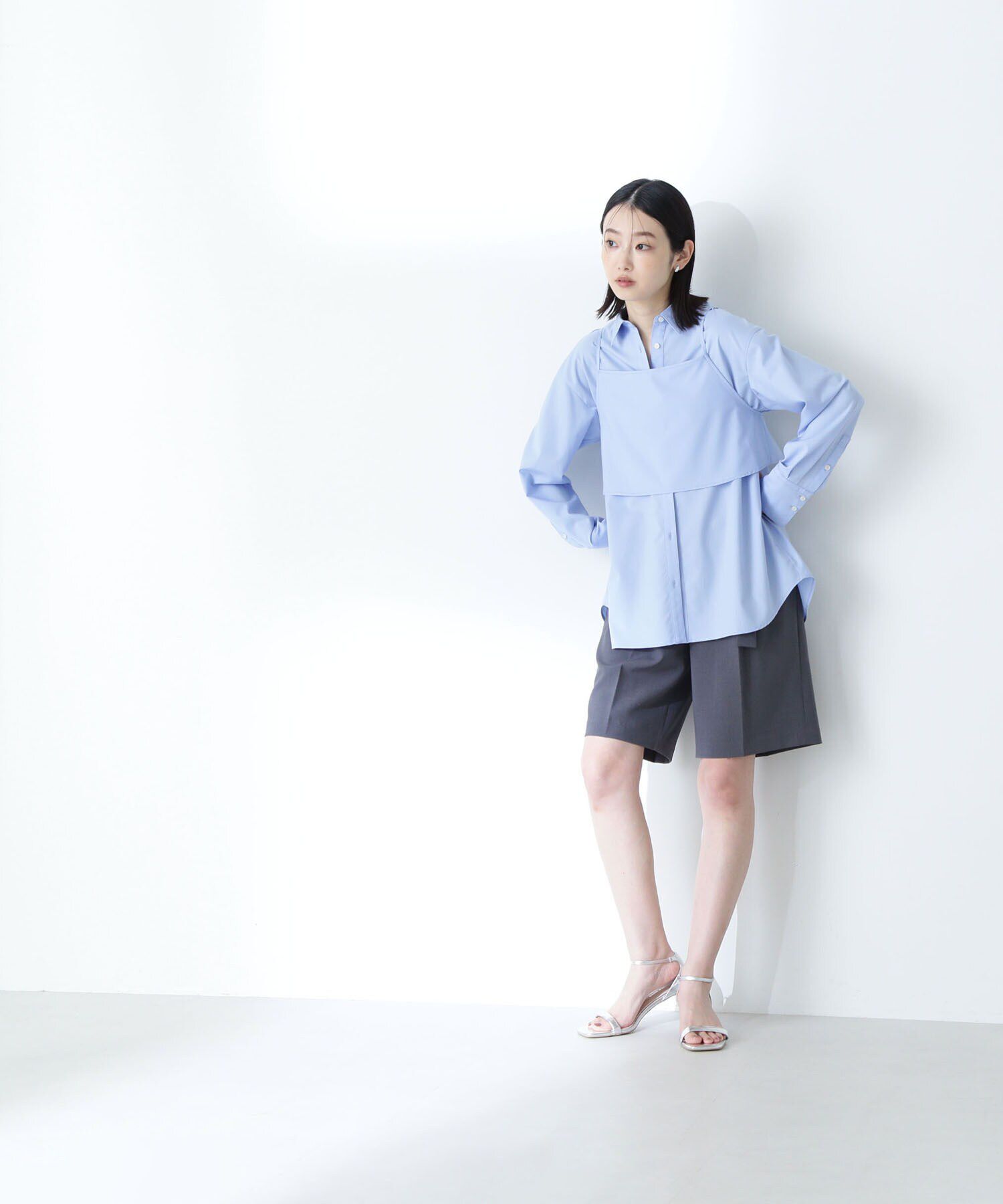  「ビスチェレイヤードシャツ」|シャツ・ブラウス|