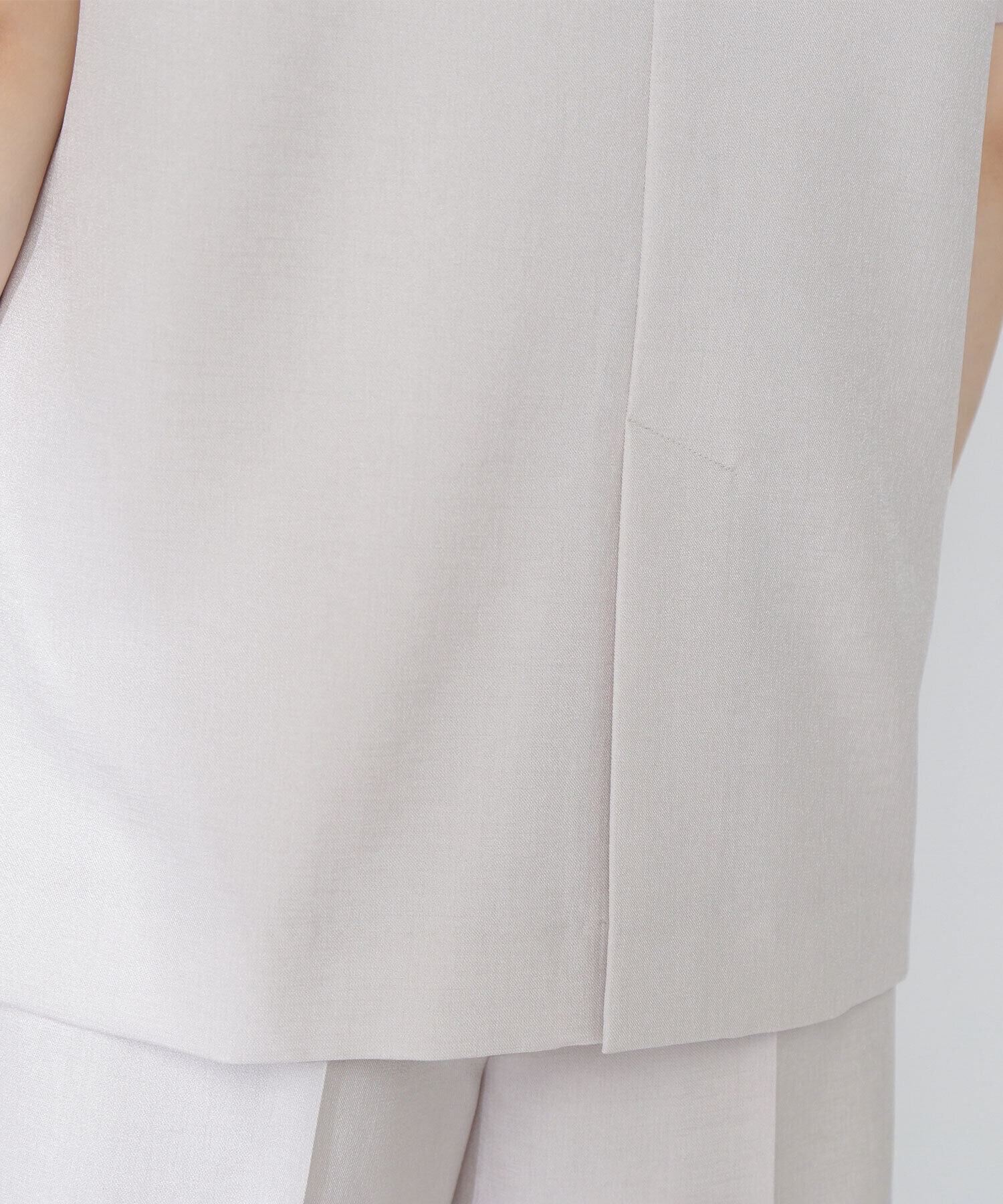  「リネンライクツイルシリーズ ハーフスリーブジャケット」|ブルゾン・スタジャン|