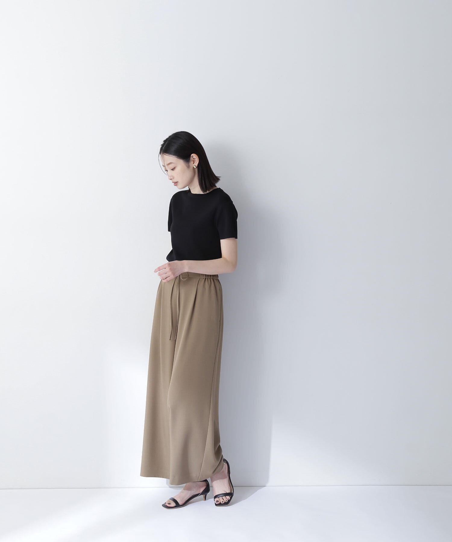  「総針ベーシックシリーズ クルーネックニット」|ニット・セーター|