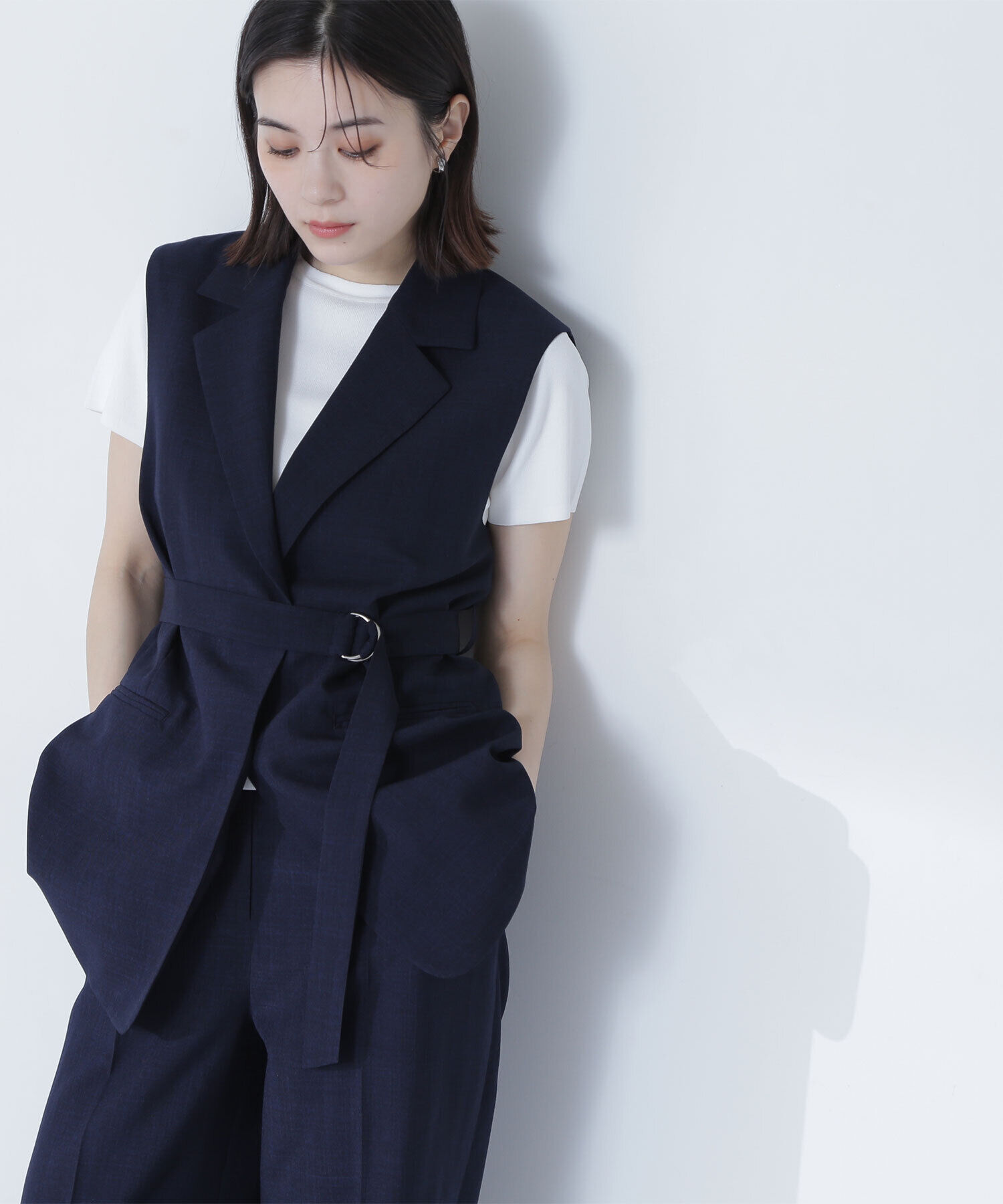  「総針ベーシックシリーズ クルーネックニット」|ニット・セーター|