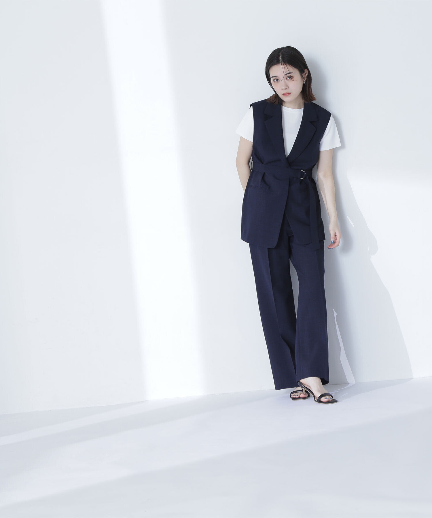  「総針ベーシックシリーズ クルーネックニット」|ニット・セーター|