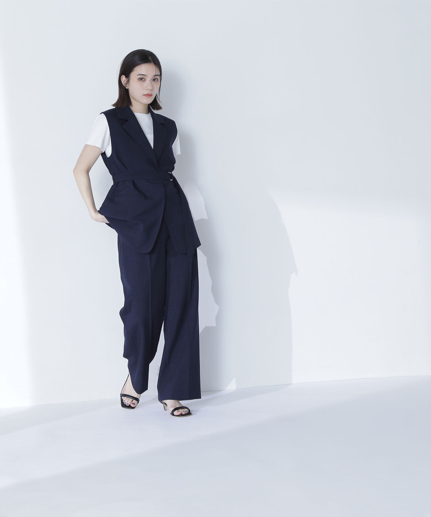  「総針ベーシックシリーズ クルーネックニット」|ニット・セーター|