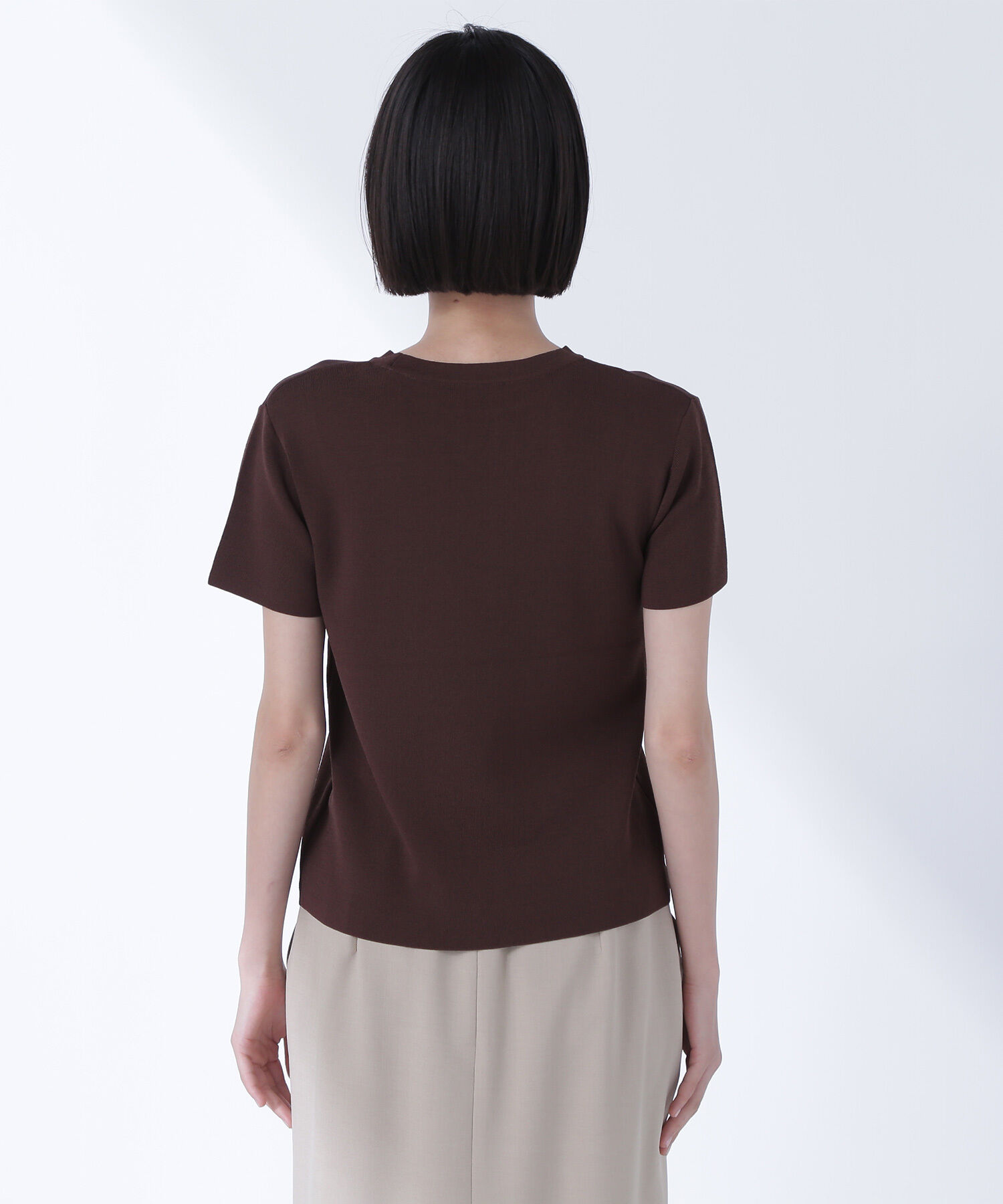  「総針ベーシックシリーズ クルーネックニット」|ニット・セーター|