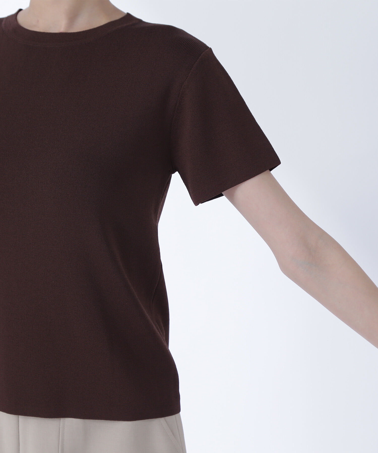  「総針ベーシックシリーズ クルーネックニット」|ニット・セーター|