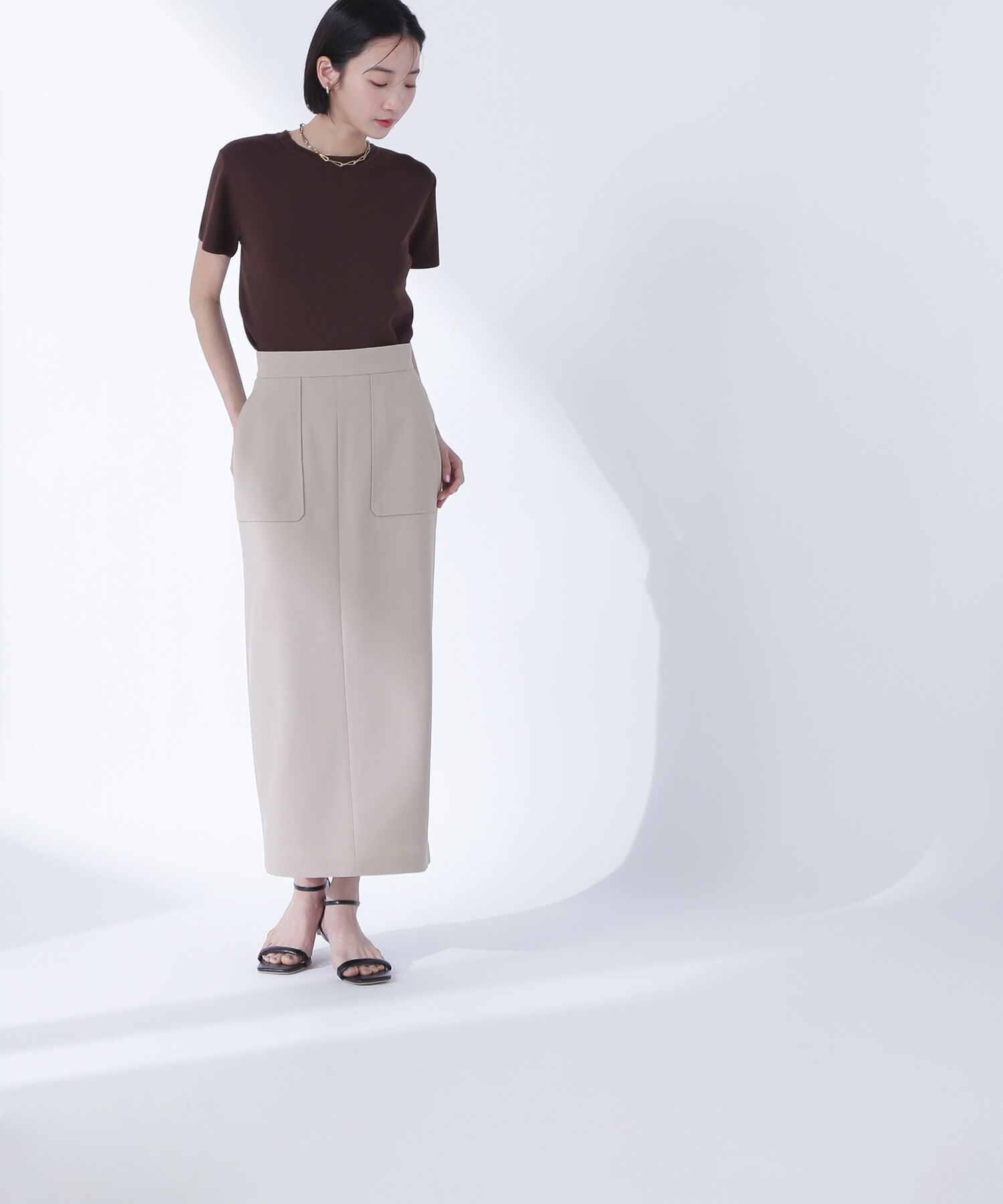  「総針ベーシックシリーズ クルーネックニット」|ニット・セーター|