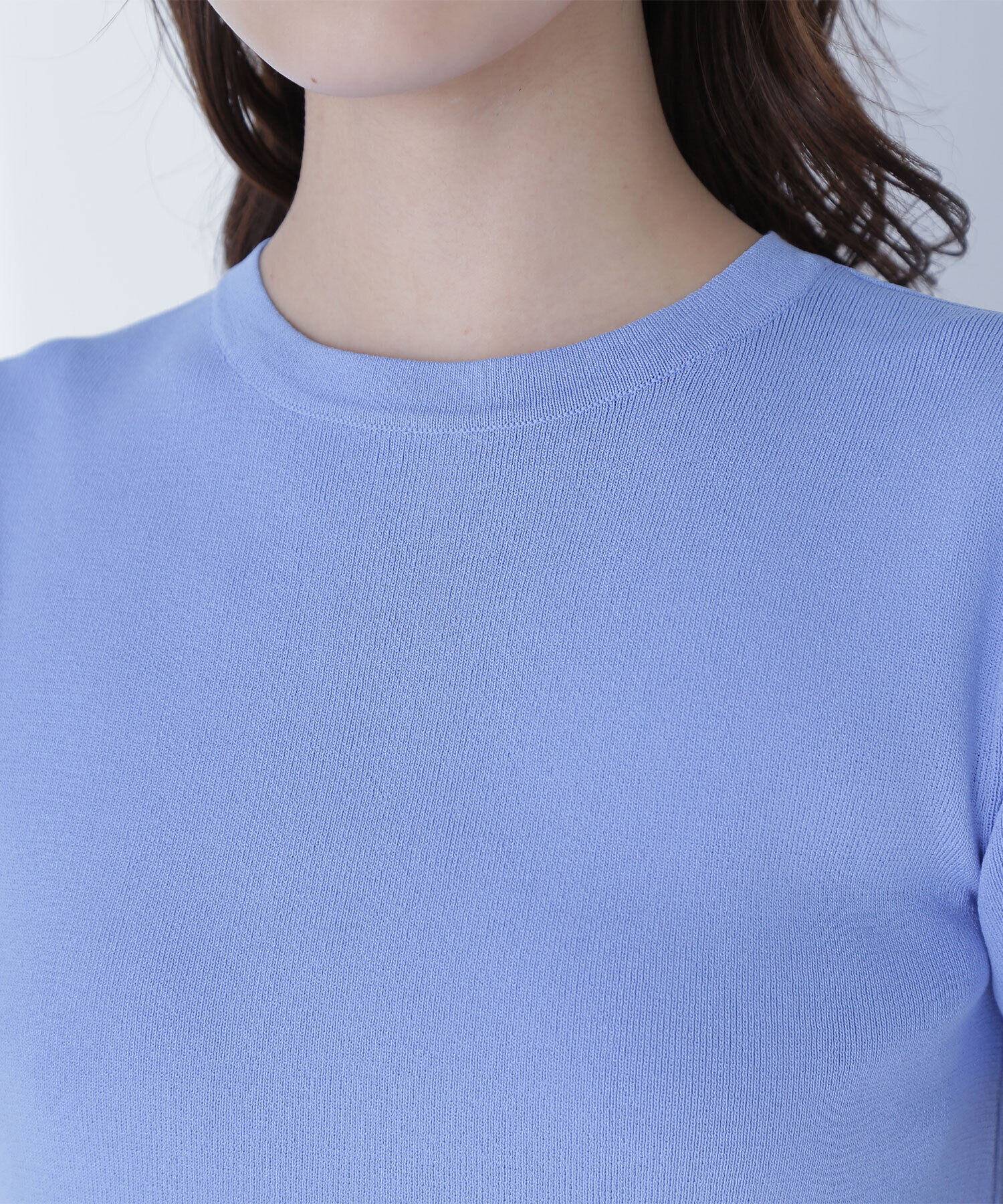  「総針ベーシックシリーズ クルーネックニット」|ニット・セーター|