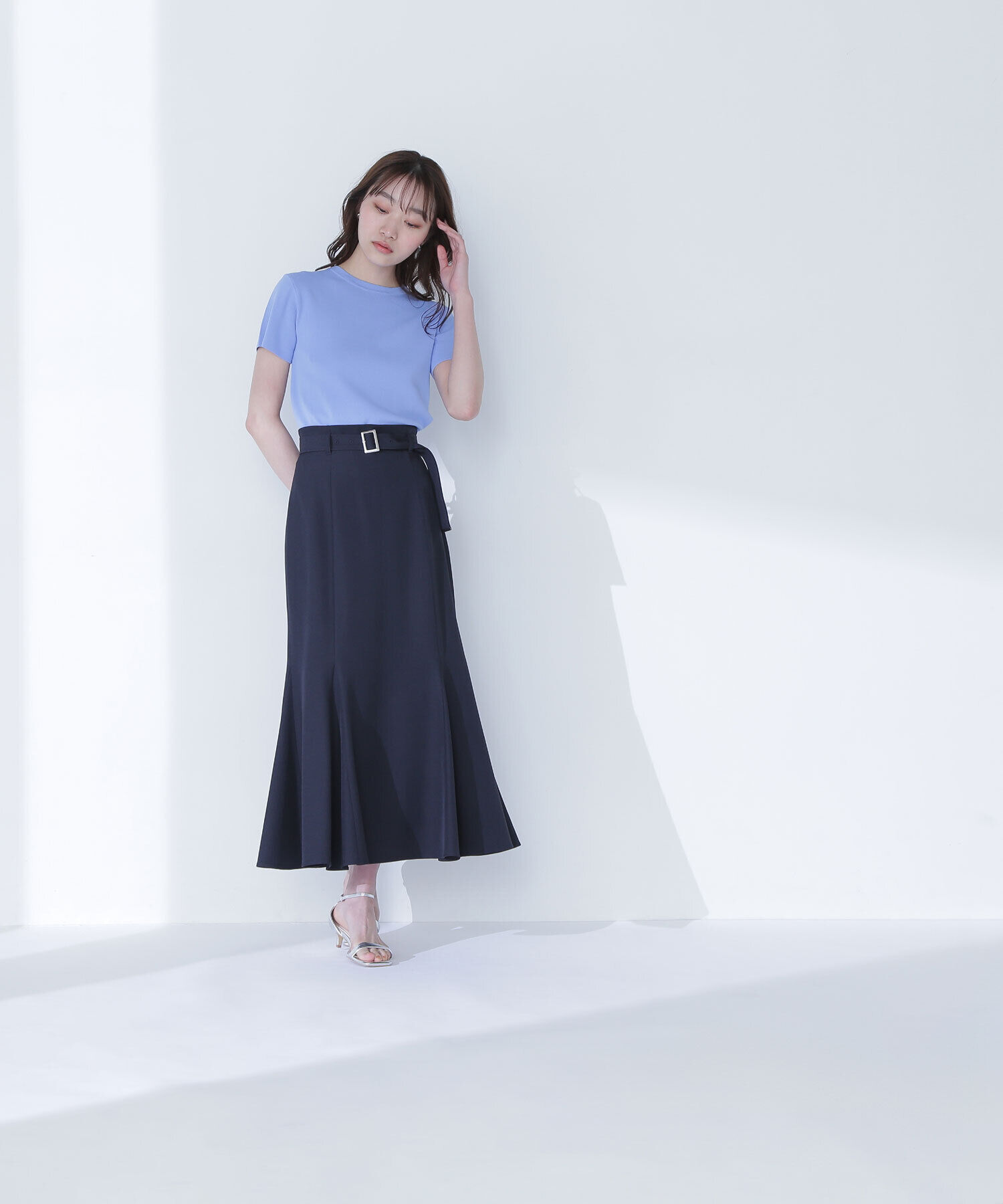  「総針ベーシックシリーズ クルーネックニット」|ニット・セーター|