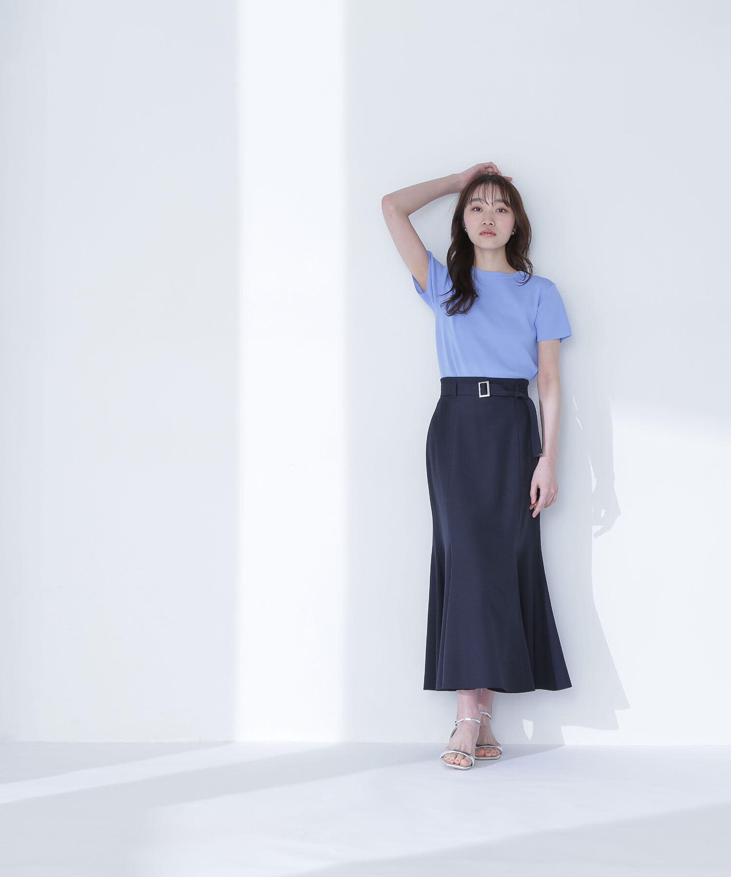  「総針ベーシックシリーズ クルーネックニット」|ニット・セーター|