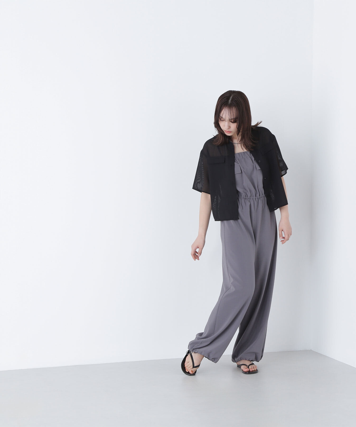  「ダブルポケットメッシュシャツ」|シャツ・ブラウス|