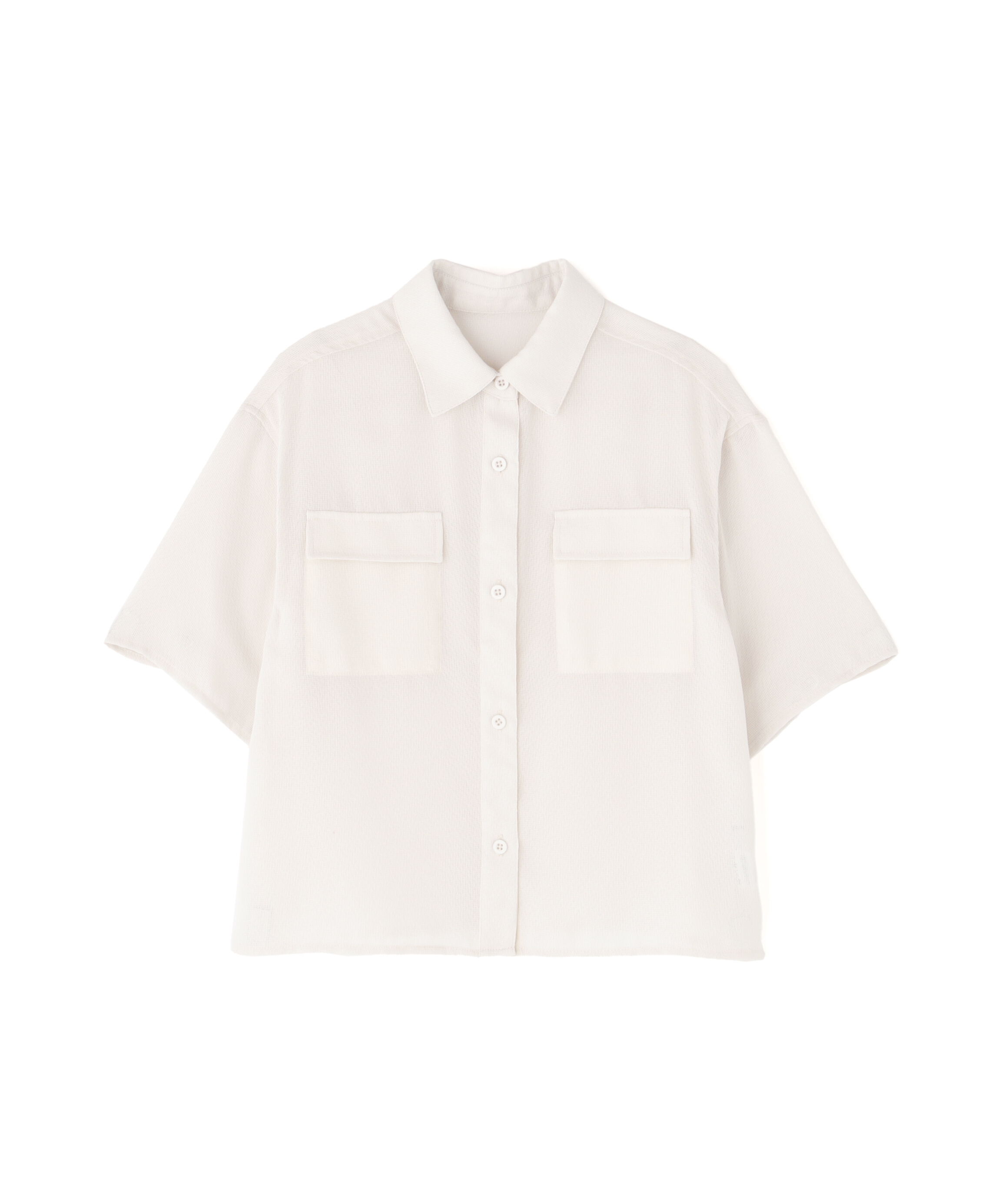  「ダブルポケットメッシュシャツ」|シャツ・ブラウス|