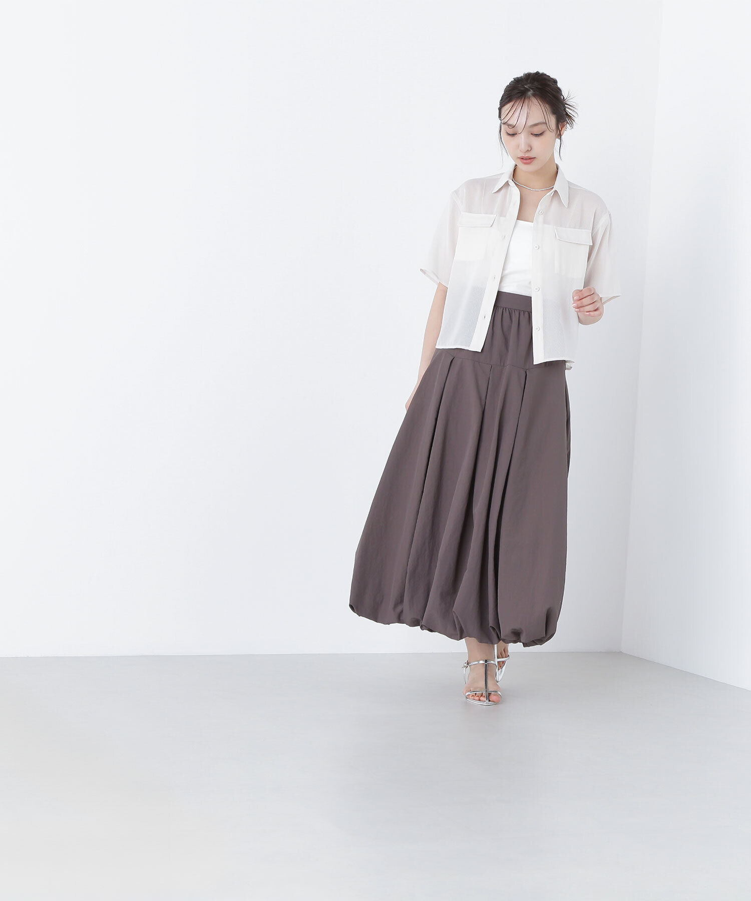  「ダブルポケットメッシュシャツ」|シャツ・ブラウス|