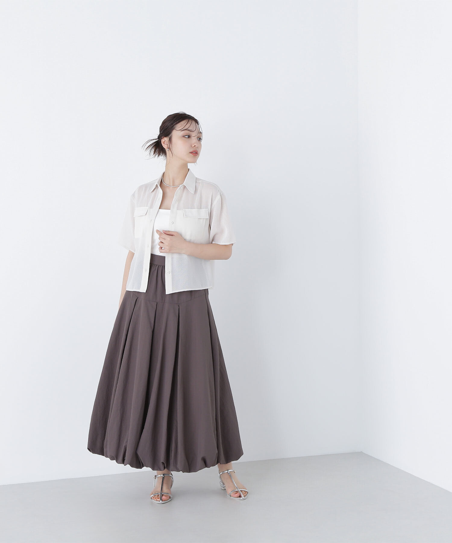  「ダブルポケットメッシュシャツ」|シャツ・ブラウス|