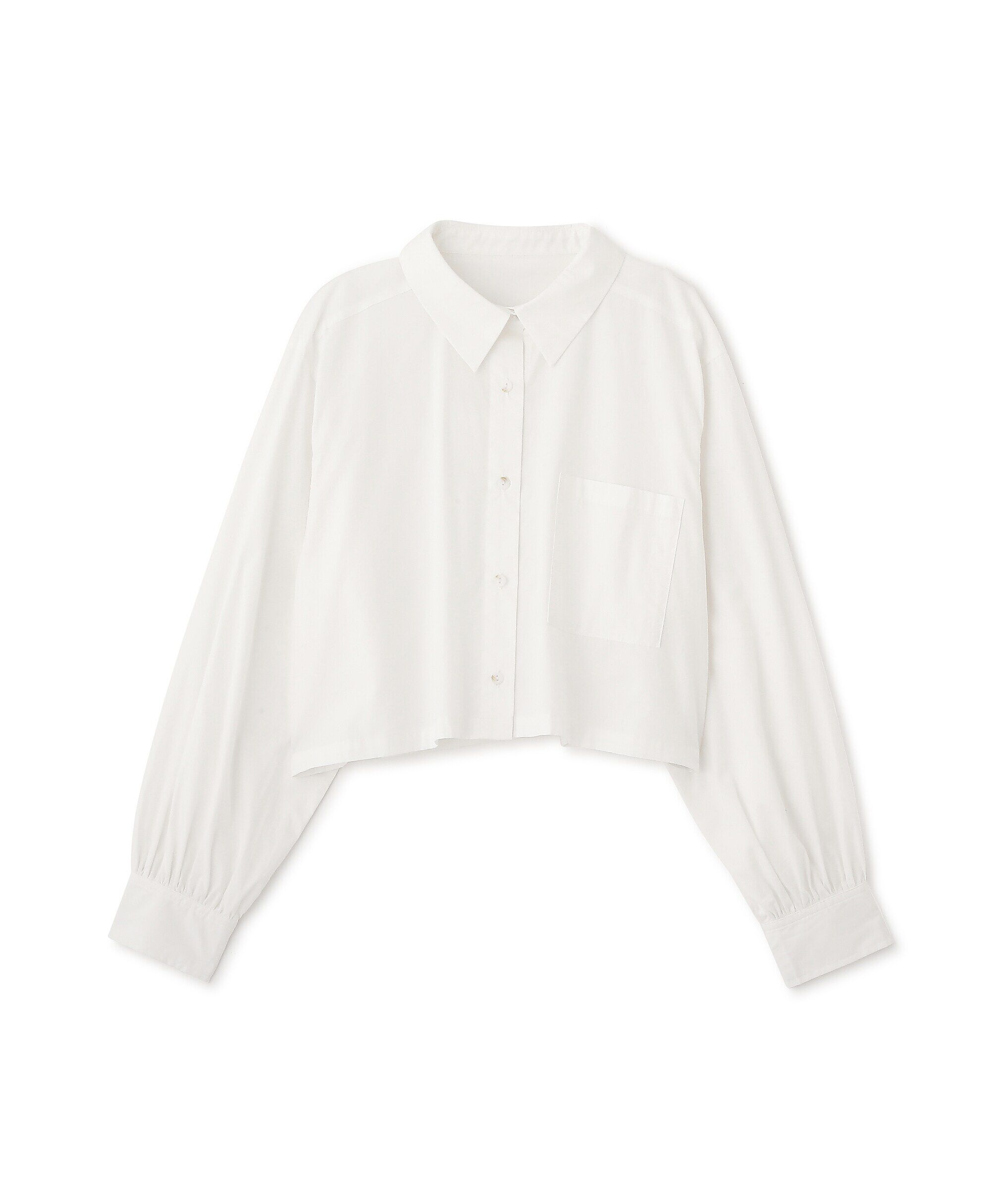  「バックシャンボリュームスリーブショート丈シャツ」|シャツ・ブラウス|