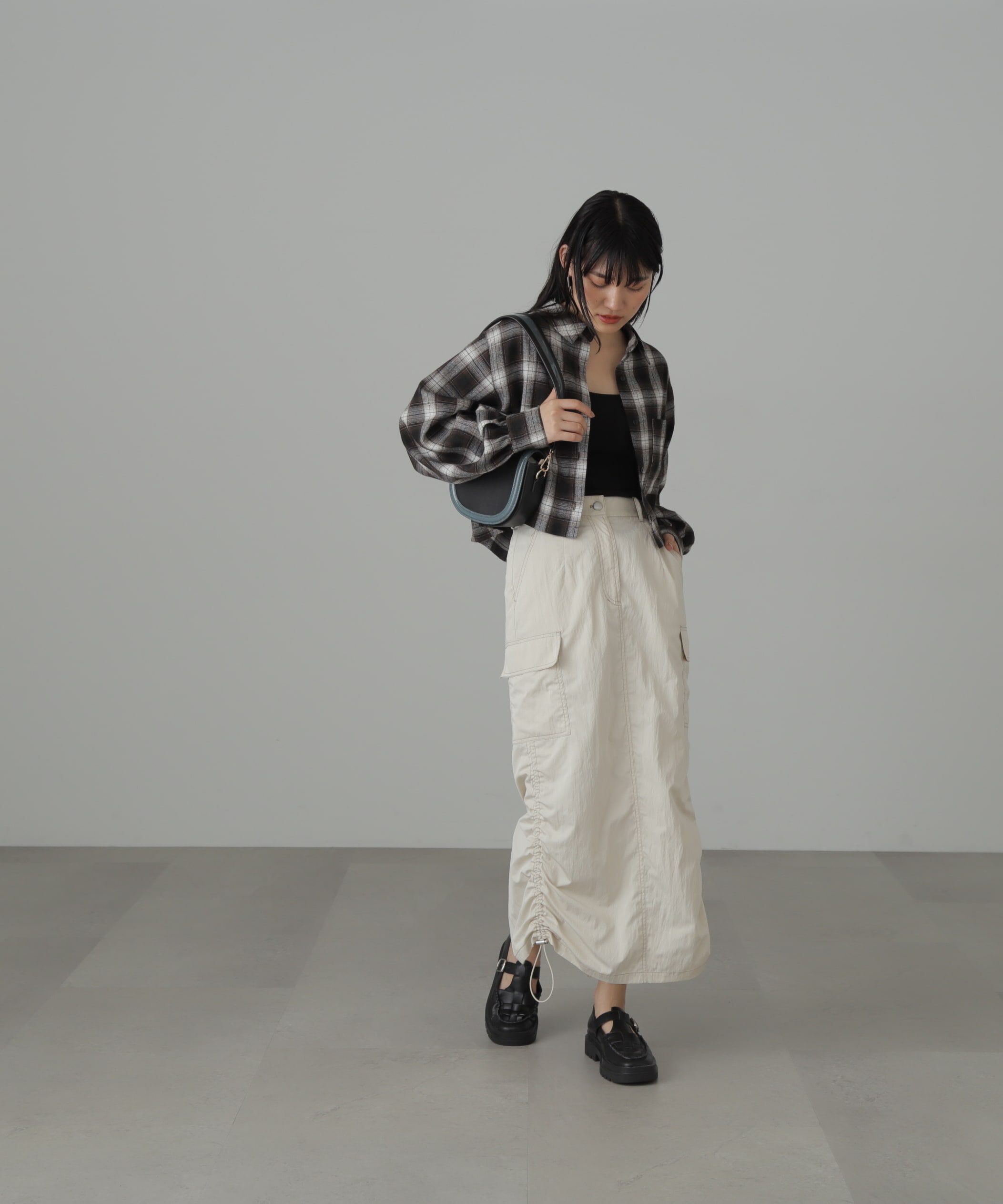  「バックシャンボリュームスリーブショート丈シャツ」|シャツ・ブラウス|