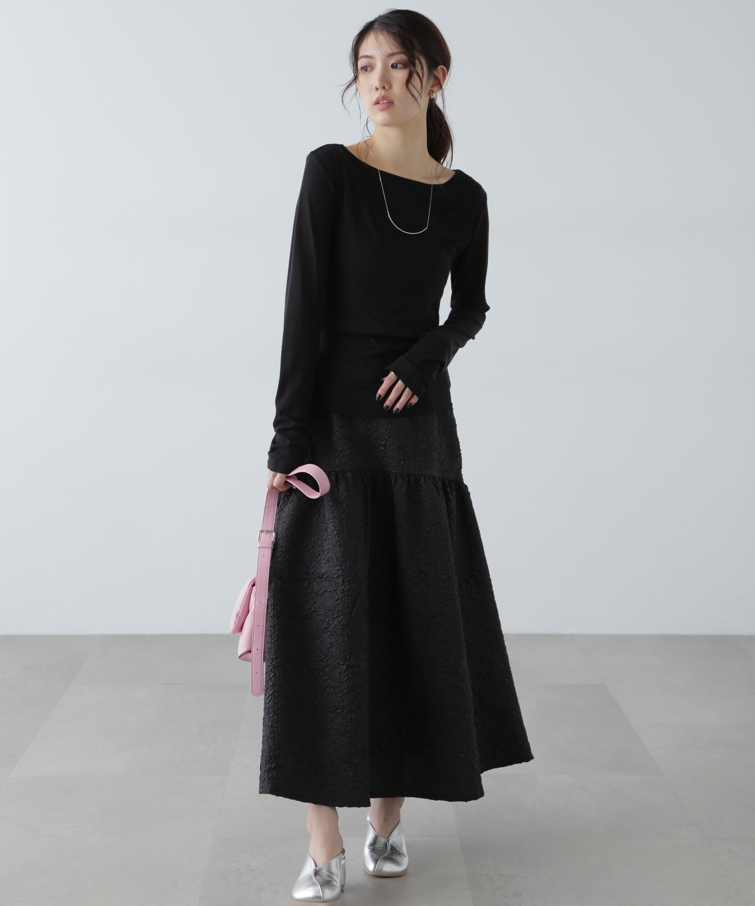  「シアーテレコレイヤードカットソー」|Tシャツ・カットソー|