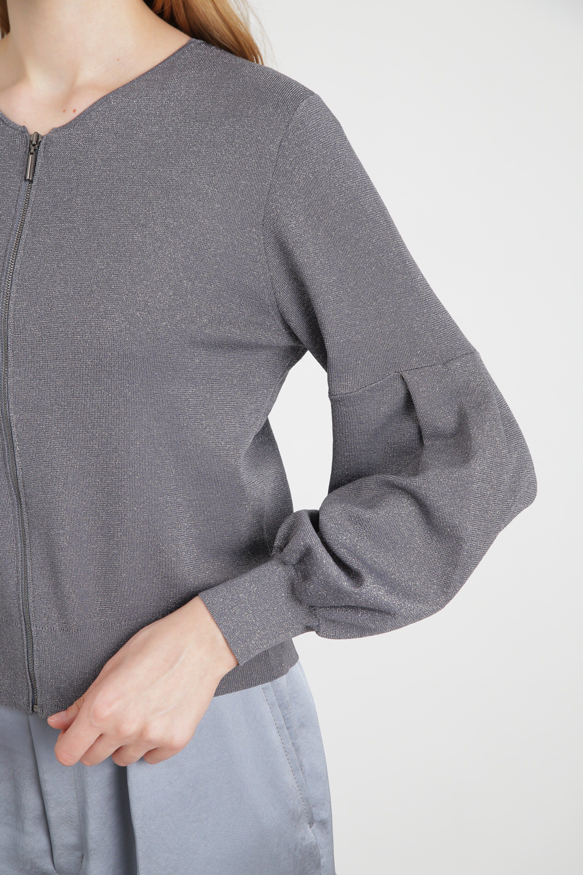  「◆ジップアップラメニットブルゾン」|その他|