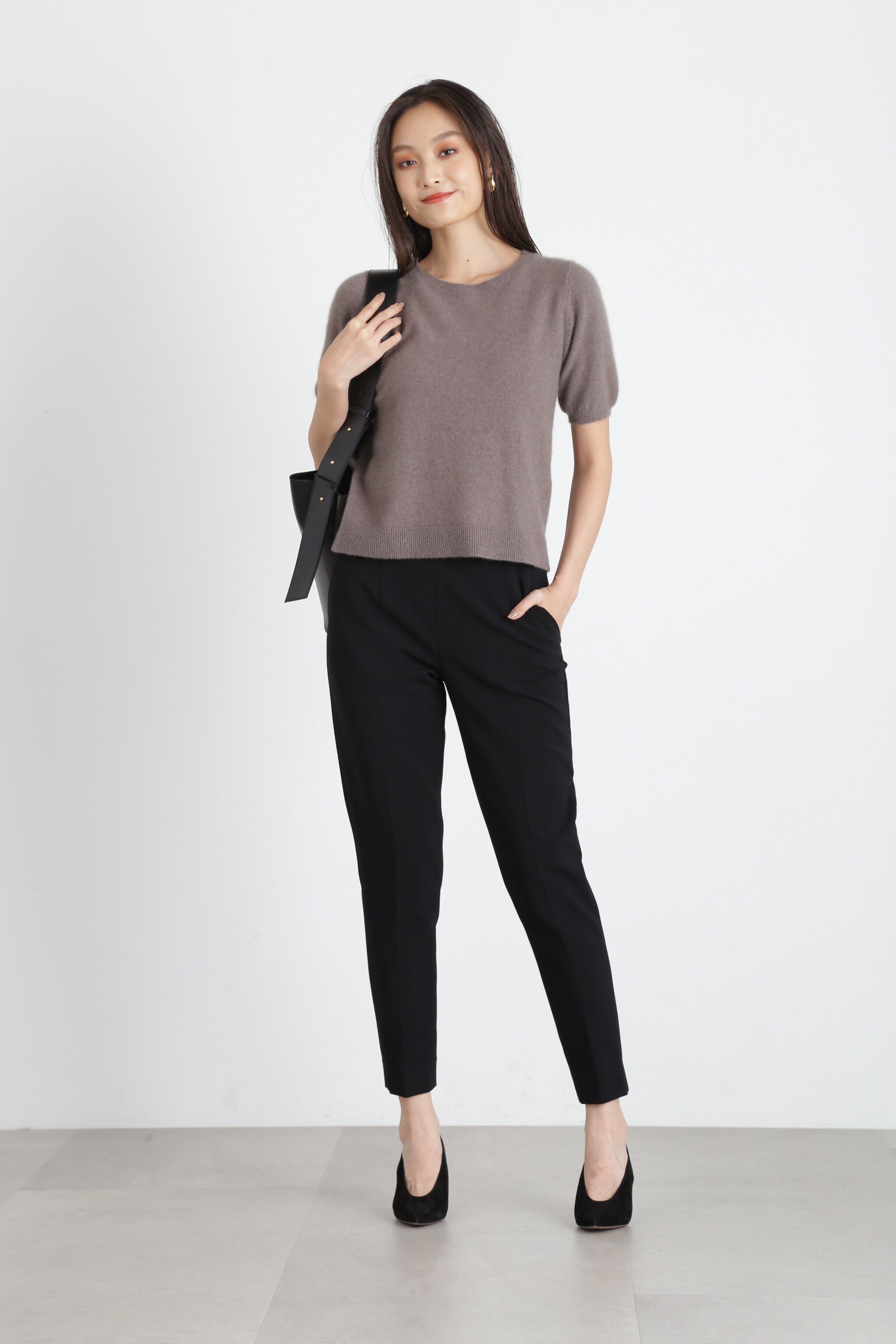  「◆[WEB限定サイズ] ハイウエストベルトパンツ」|その他|