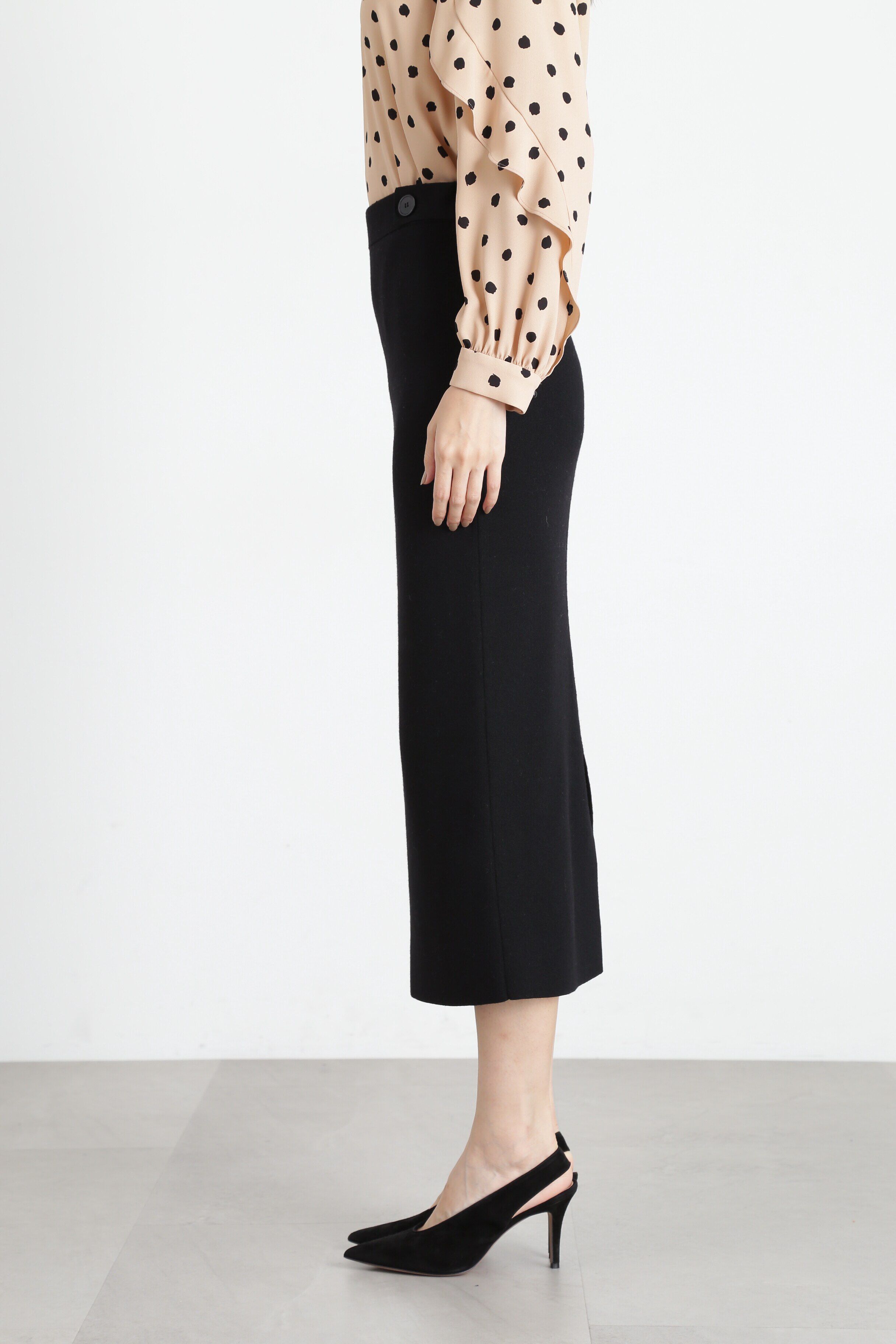  「◆総針ニットタイトスカート」|スカート|