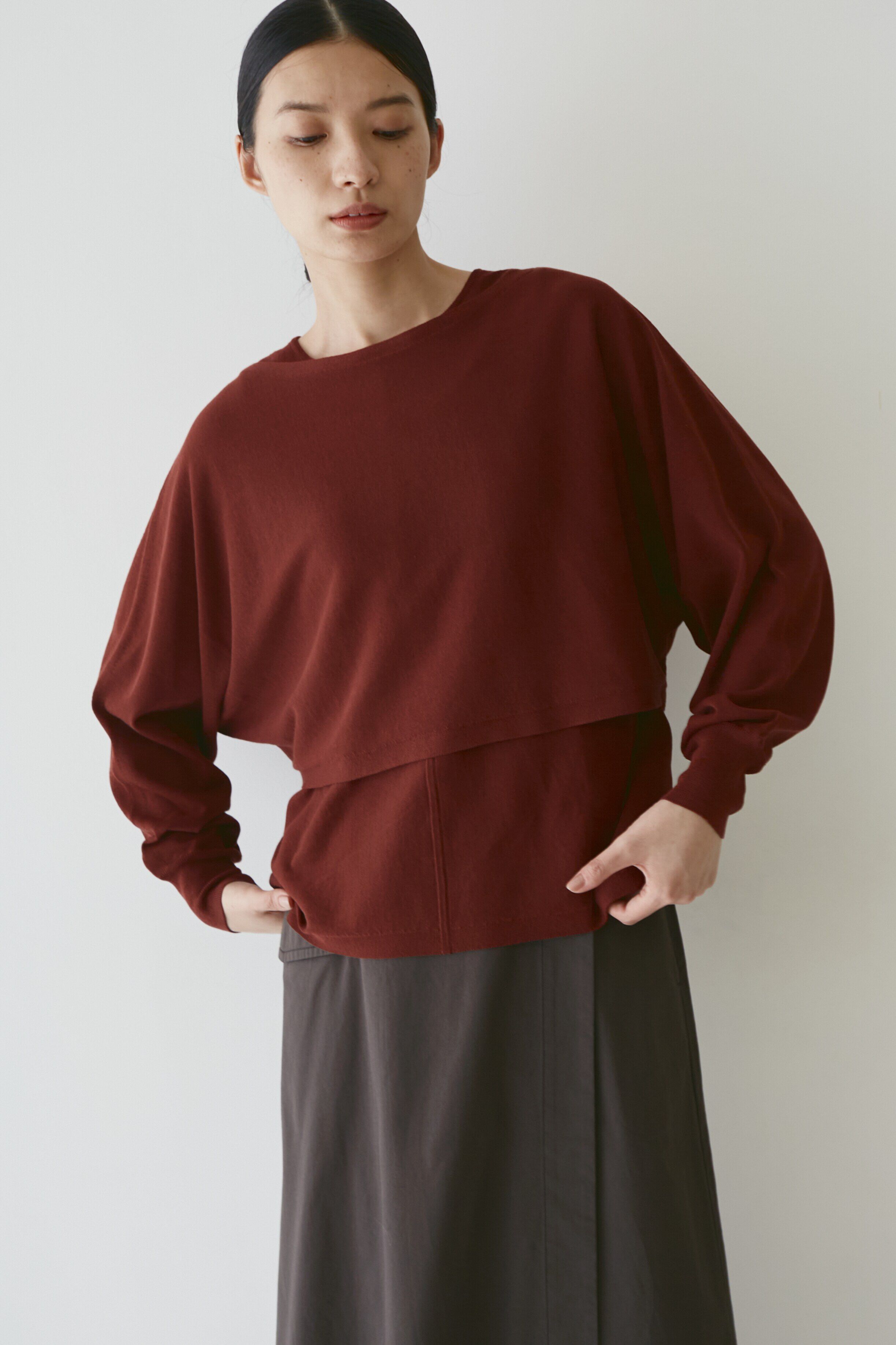  「◆アンサンブルニット」|ニット・セーター|ブラウン