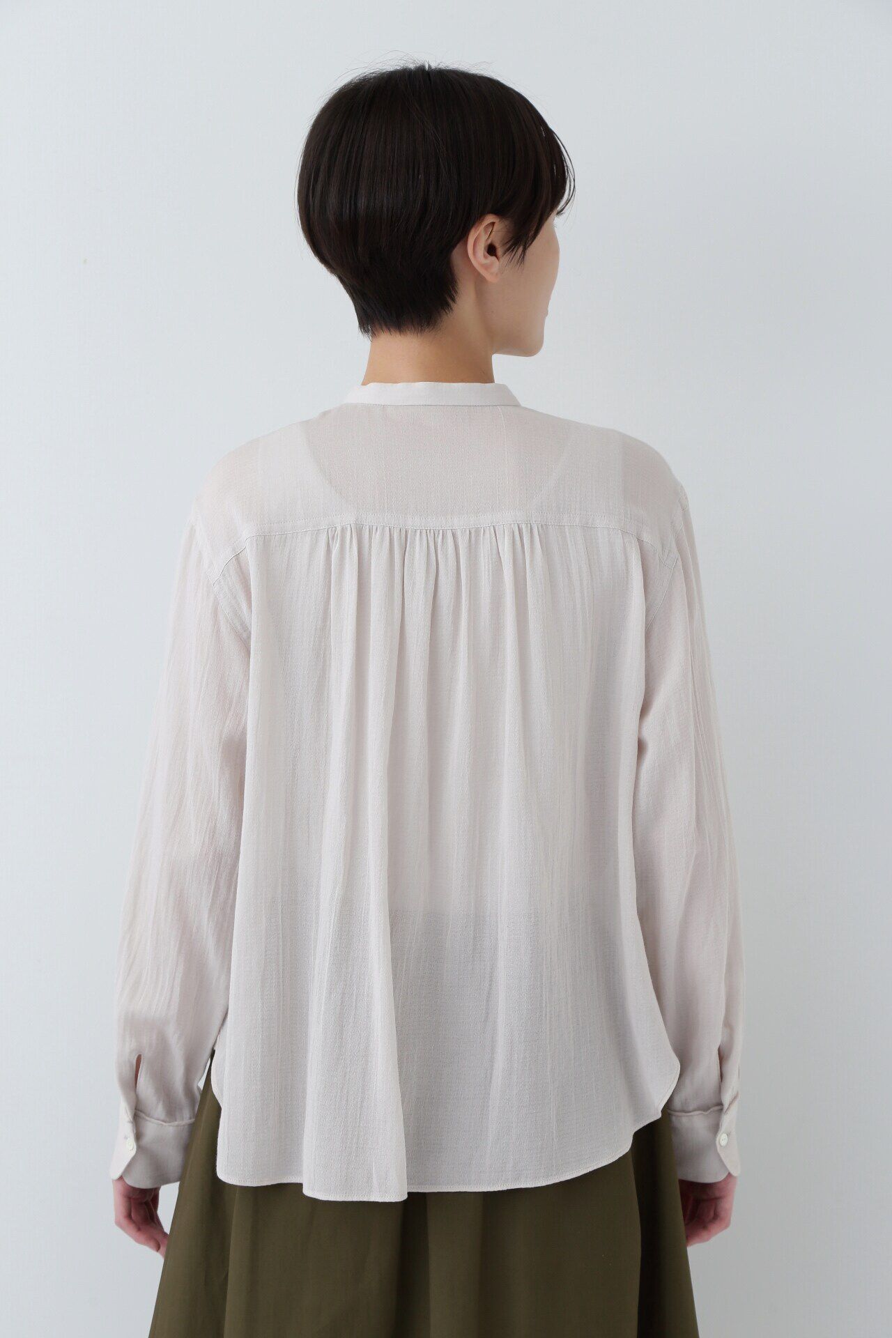  「◆ドビーシフォンブラウス」|シャツ・ブラウス|