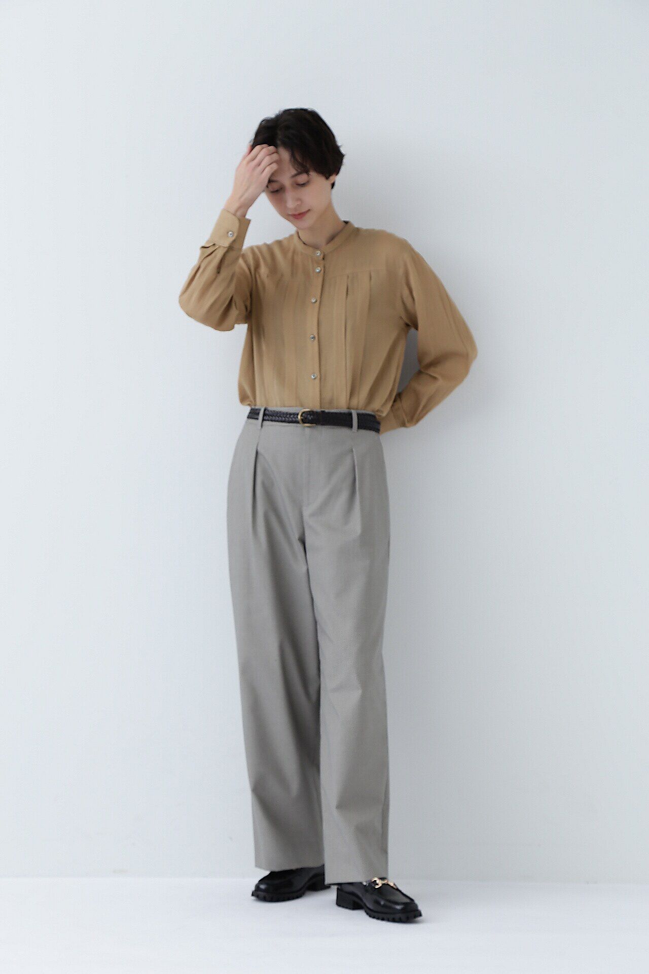  「◆ドビーシフォンブラウス」|シャツ・ブラウス|