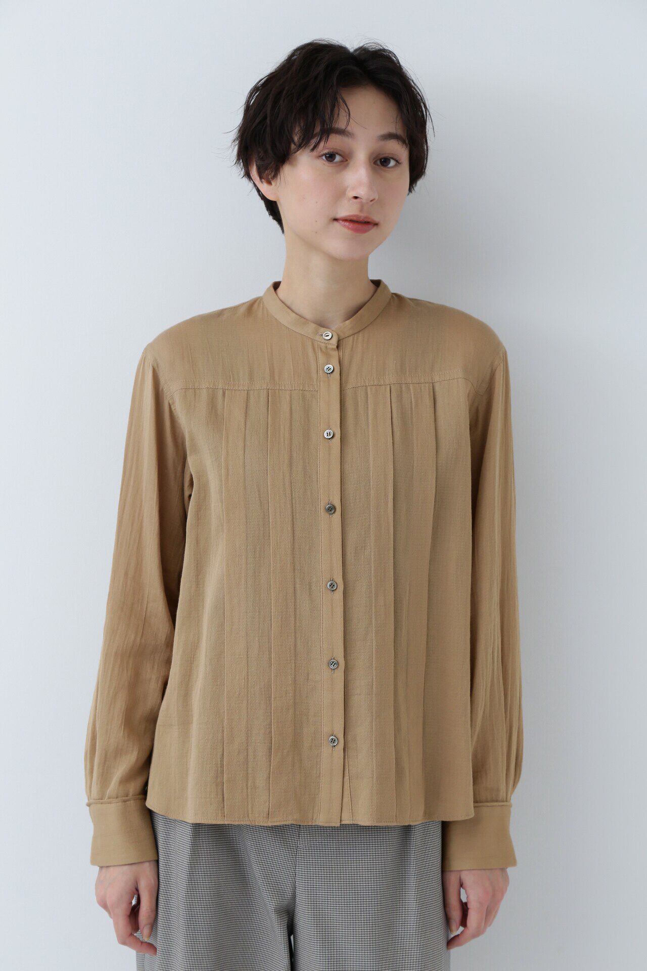  「◆ドビーシフォンブラウス」|シャツ・ブラウス|