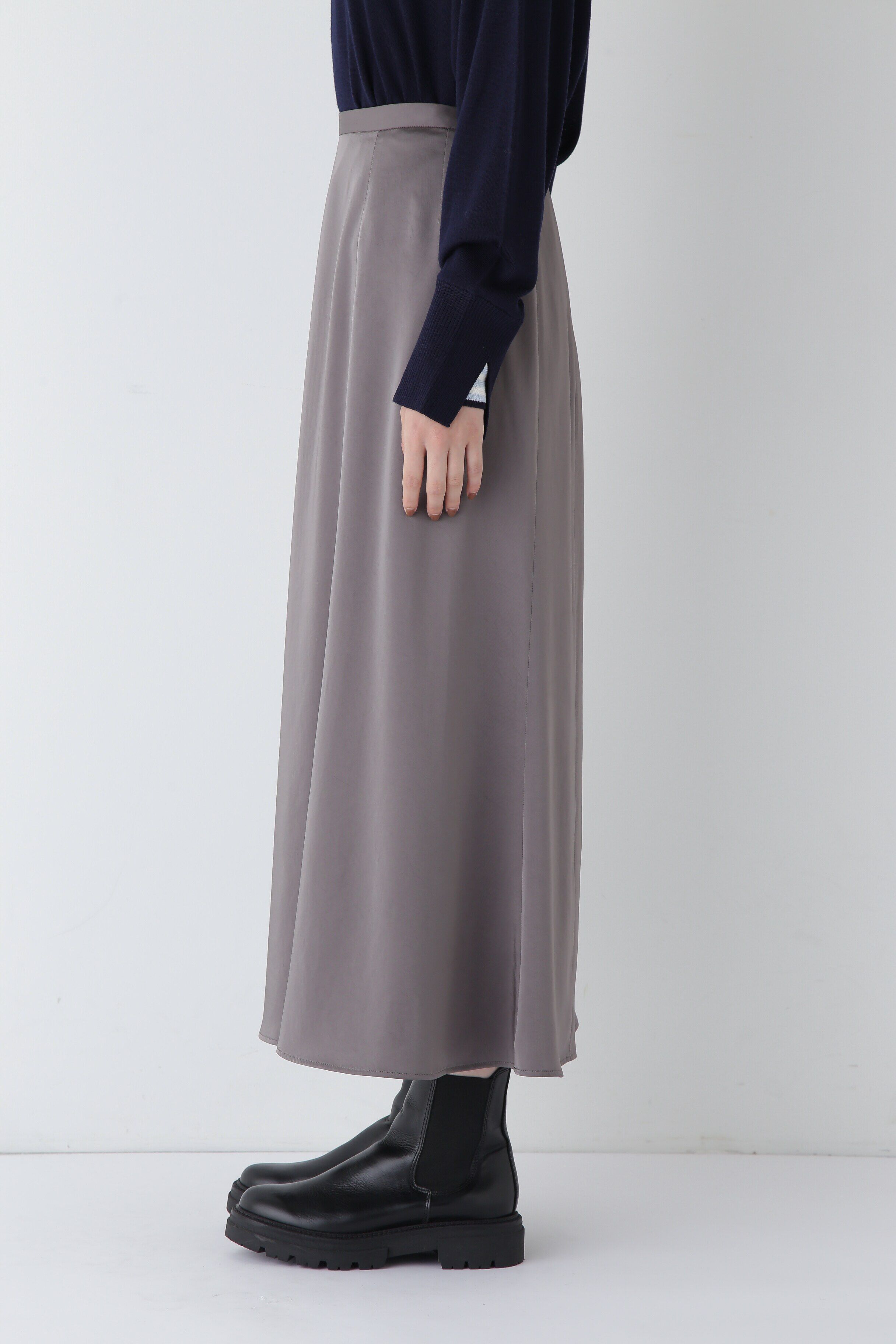  「◆ヴィンテージ風サテンストレッチマーメイドスカート」|スカート|