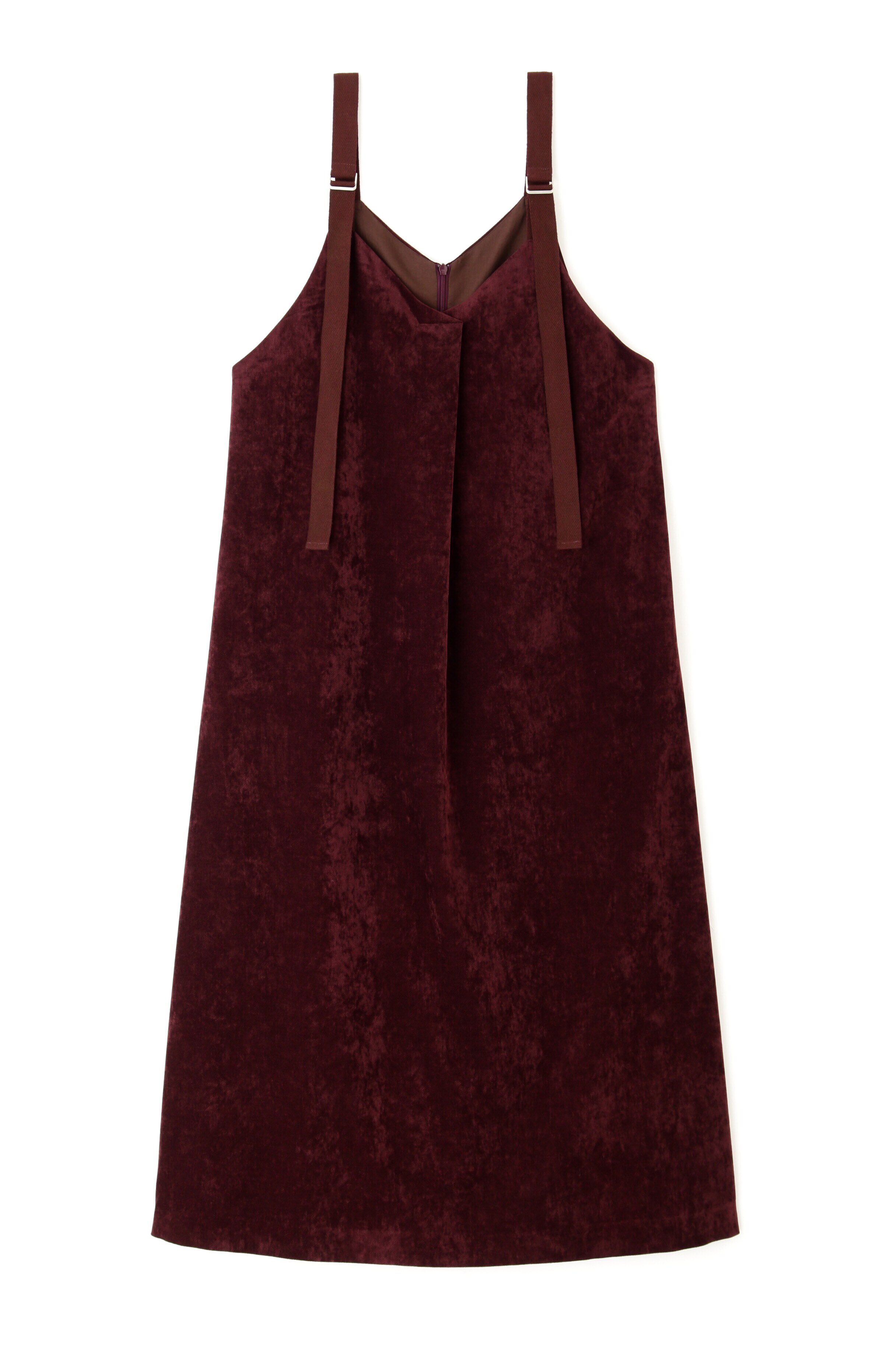  「◆ストレッチ別珍キャミワンピース」|ワンピース|