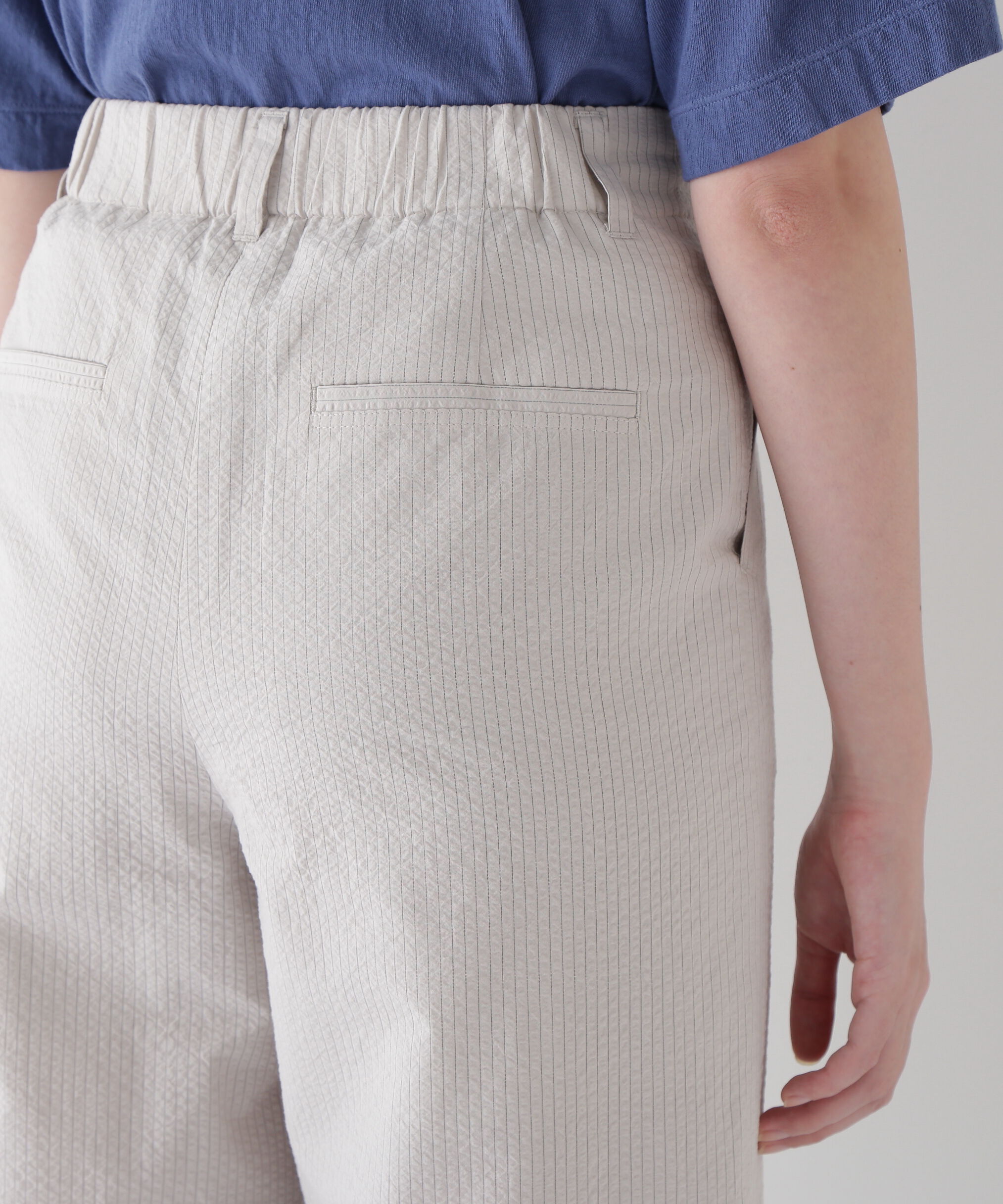  「◆シアサッカーストライプセミワイドパンツ」|その他|