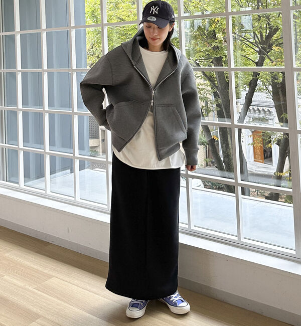 Doux archives「Ｗ　ＺＩＰ　ボンディングＢＩＧパーカ‐」|パーカー|